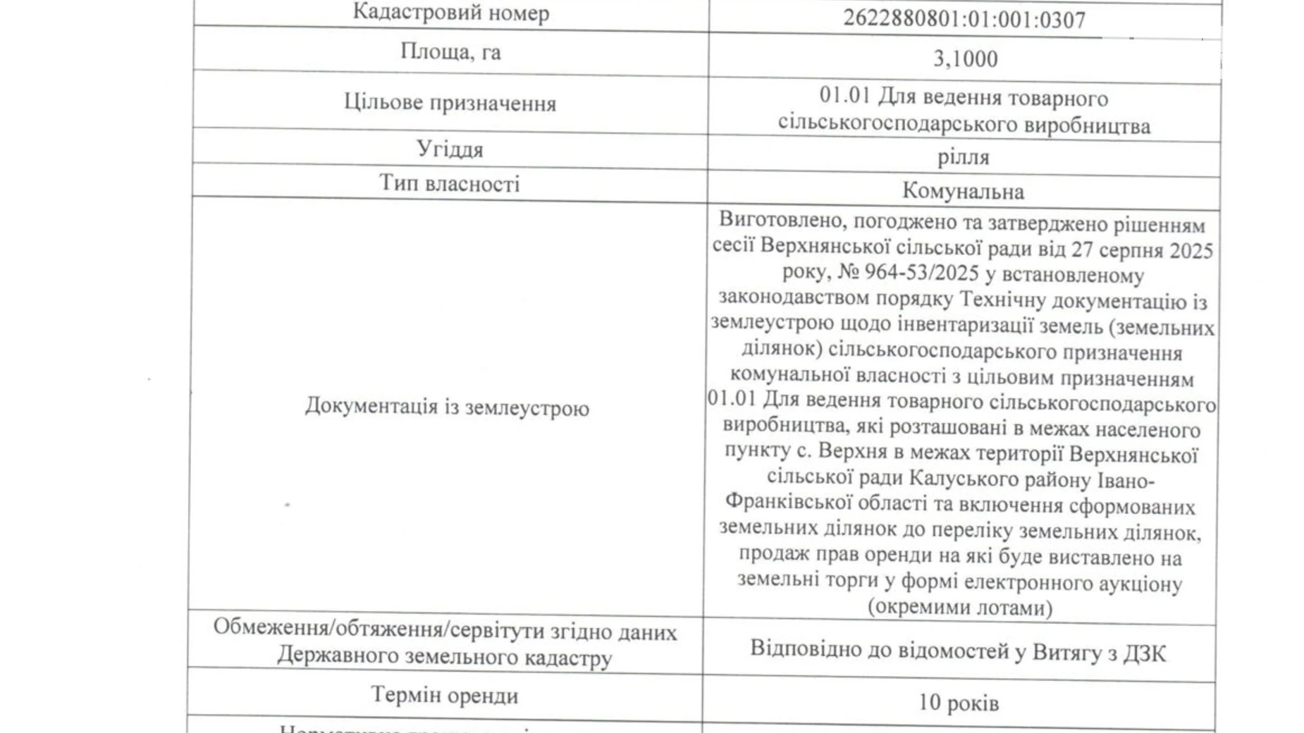 Здається в оренду земельна ділянка 3.1 соток у Івано-Франківській області, цена: 9054 грн - фото 5