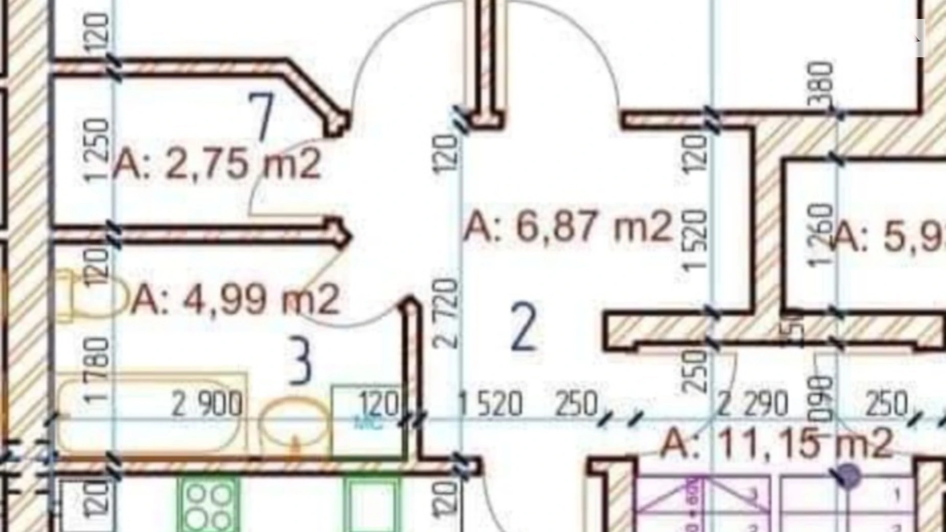 Продается 2-комнатная квартира 60 кв. м в Рудно, ул. Тараса Шевченко, 70 - фото 5