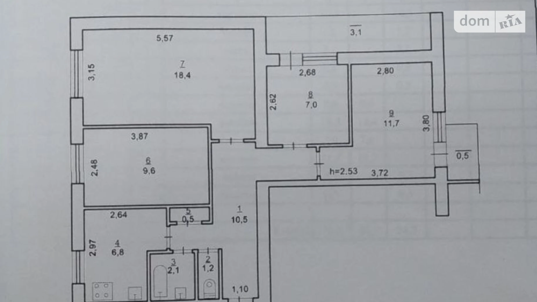Продается 4-комнатная квартира 71.4 кв. м в Хмельницком, цена: 55499 $ - фото 3