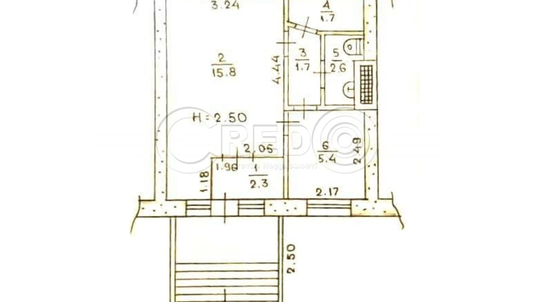 Продается помещения свободного назначения 29.5 кв. м в 9-этажном здании, цена: 19000 $ - фото 5
