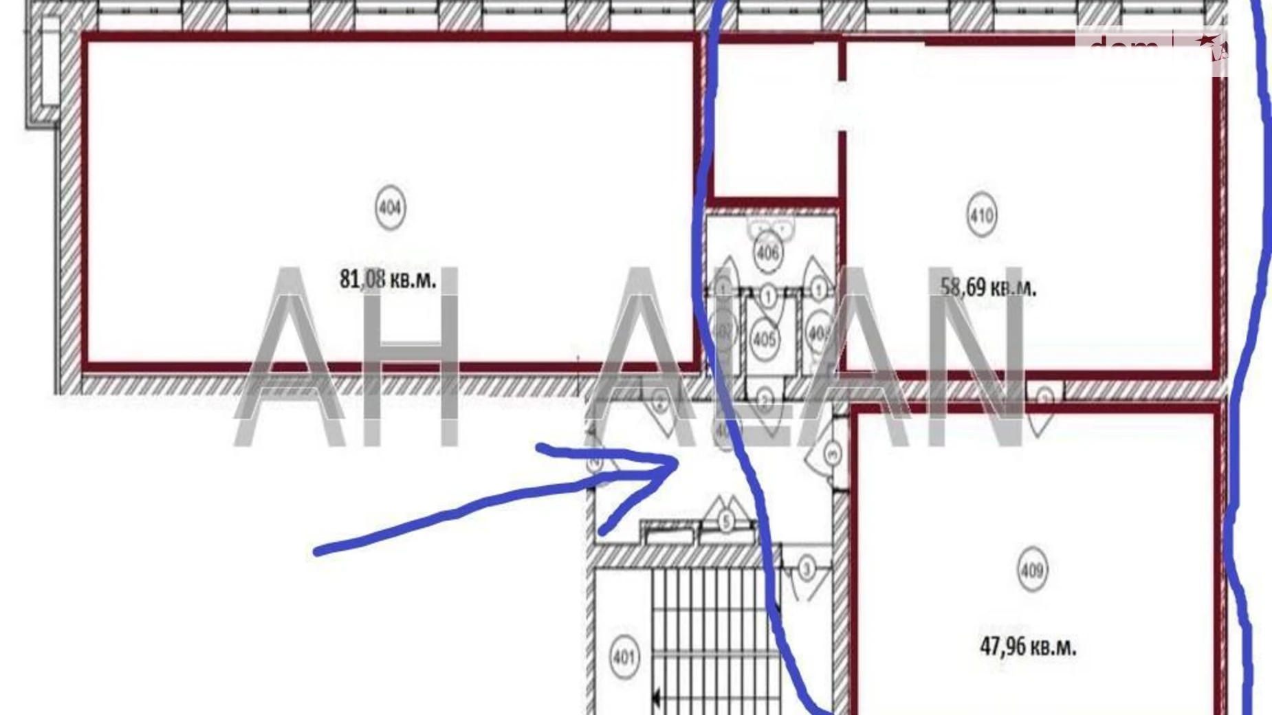 Сдается в аренду офис 117.31 кв. м в бизнес-центре, цена: 46924 грн - фото 5