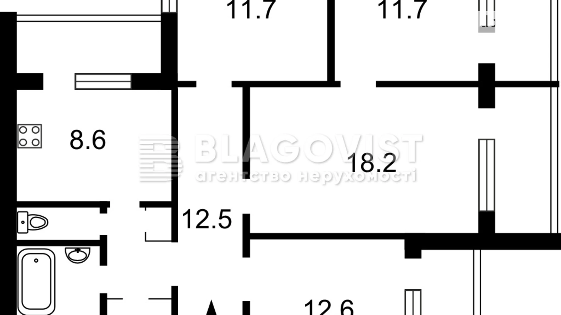 Продается 3-комнатная квартира 87 кв. м в Киеве, цена: 101000 $ - фото 2