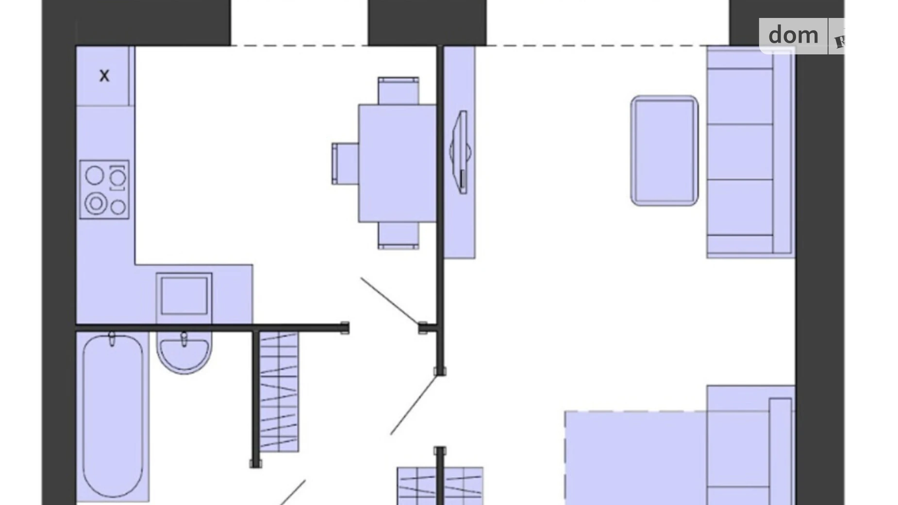 Продается 1-комнатная квартира 45.37 кв. м в Хмельницком, Старокостянтиновское шоссе, 5/5А - фото 2