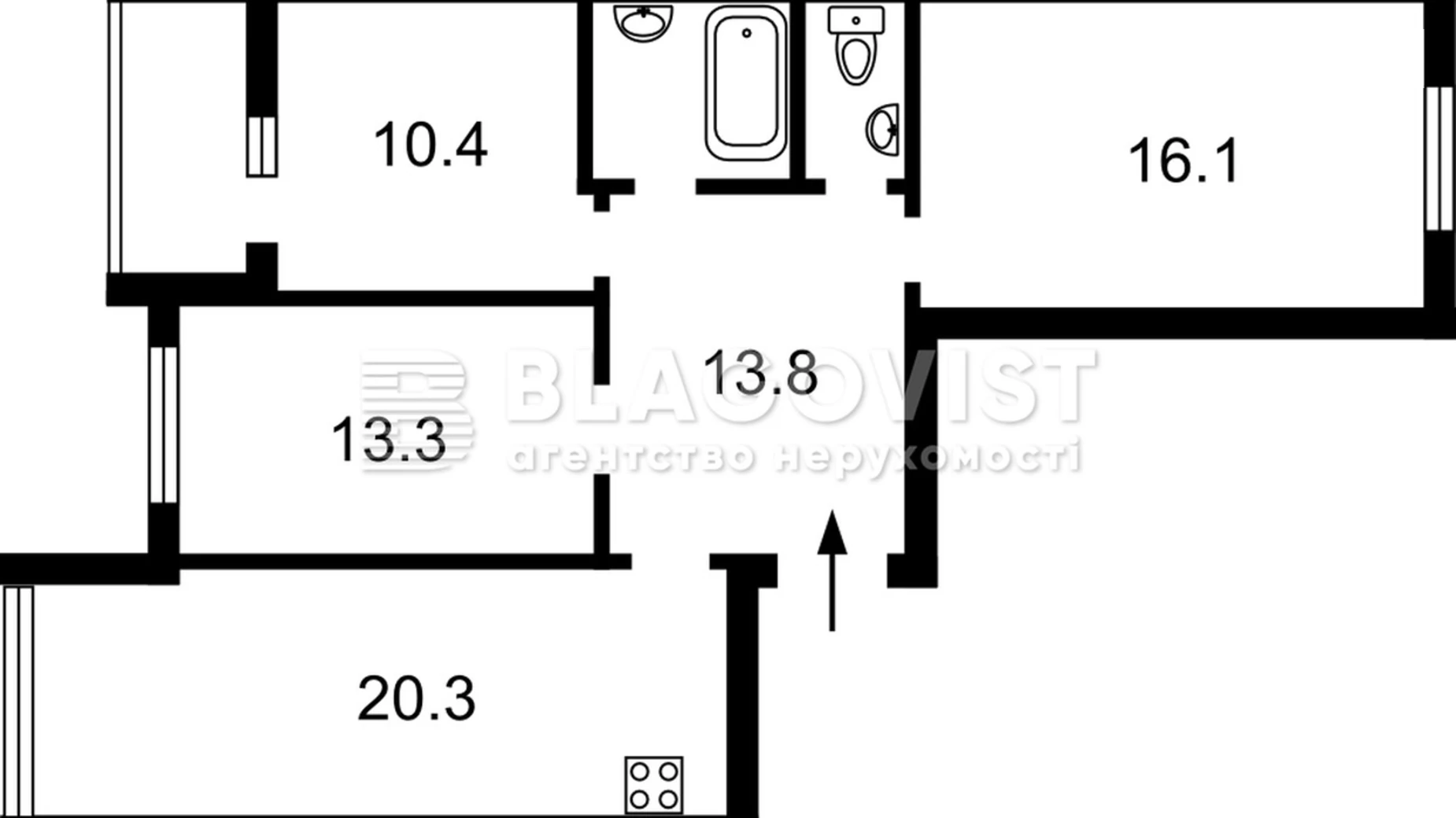 Продается 3-комнатная квартира 80 кв. м в Киеве, цена: 169000 $ - фото 4