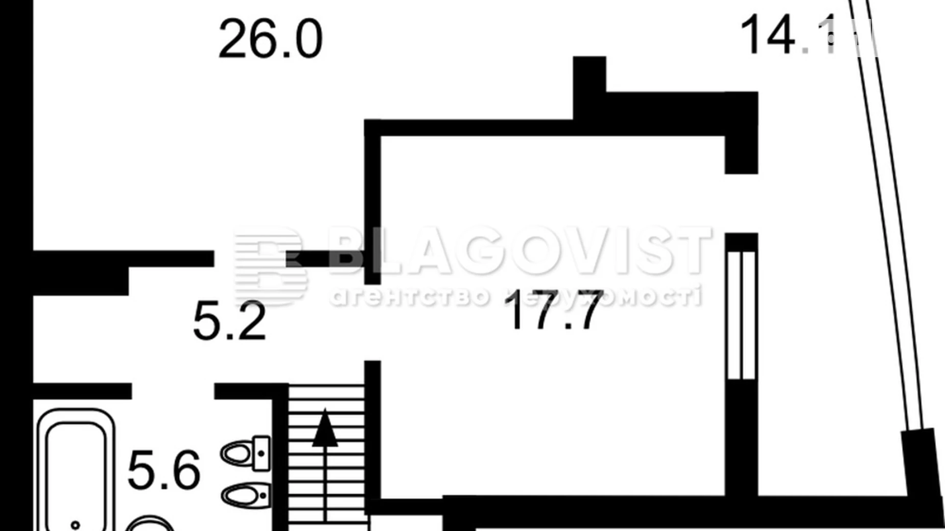Продається 3-кімнатна квартира 125 кв. м у Києві, вул. Князя Романа Мстиславича(Генерала Жмаченка), 28Б - фото 2