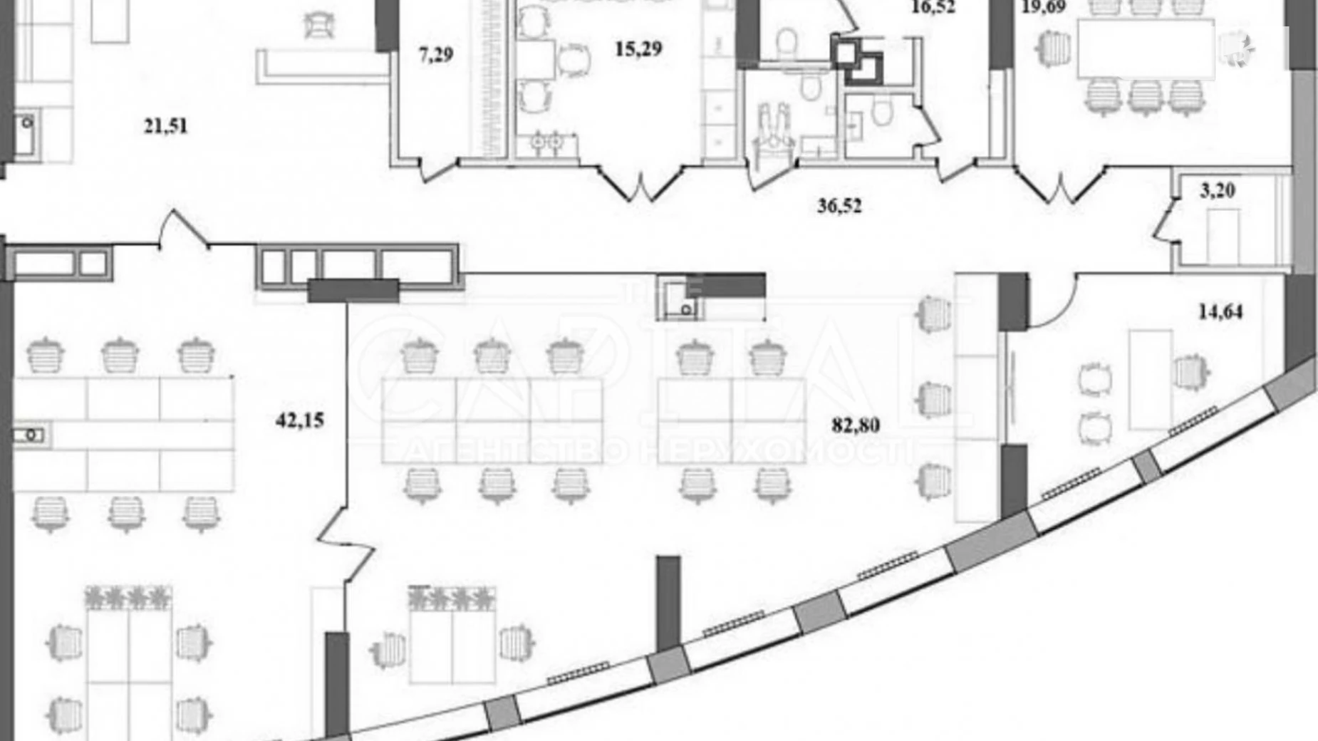 Здається в оренду офіс 250 кв. м в бізнес-центрі, цена: 6900 $ - фото 2
