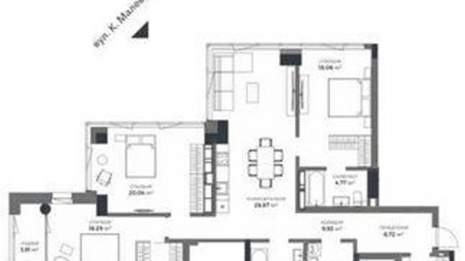 Продается 4-комнатная квартира 145 кв. м в Киеве, ул. Антоновича(Горького), 136-138 - фото 2