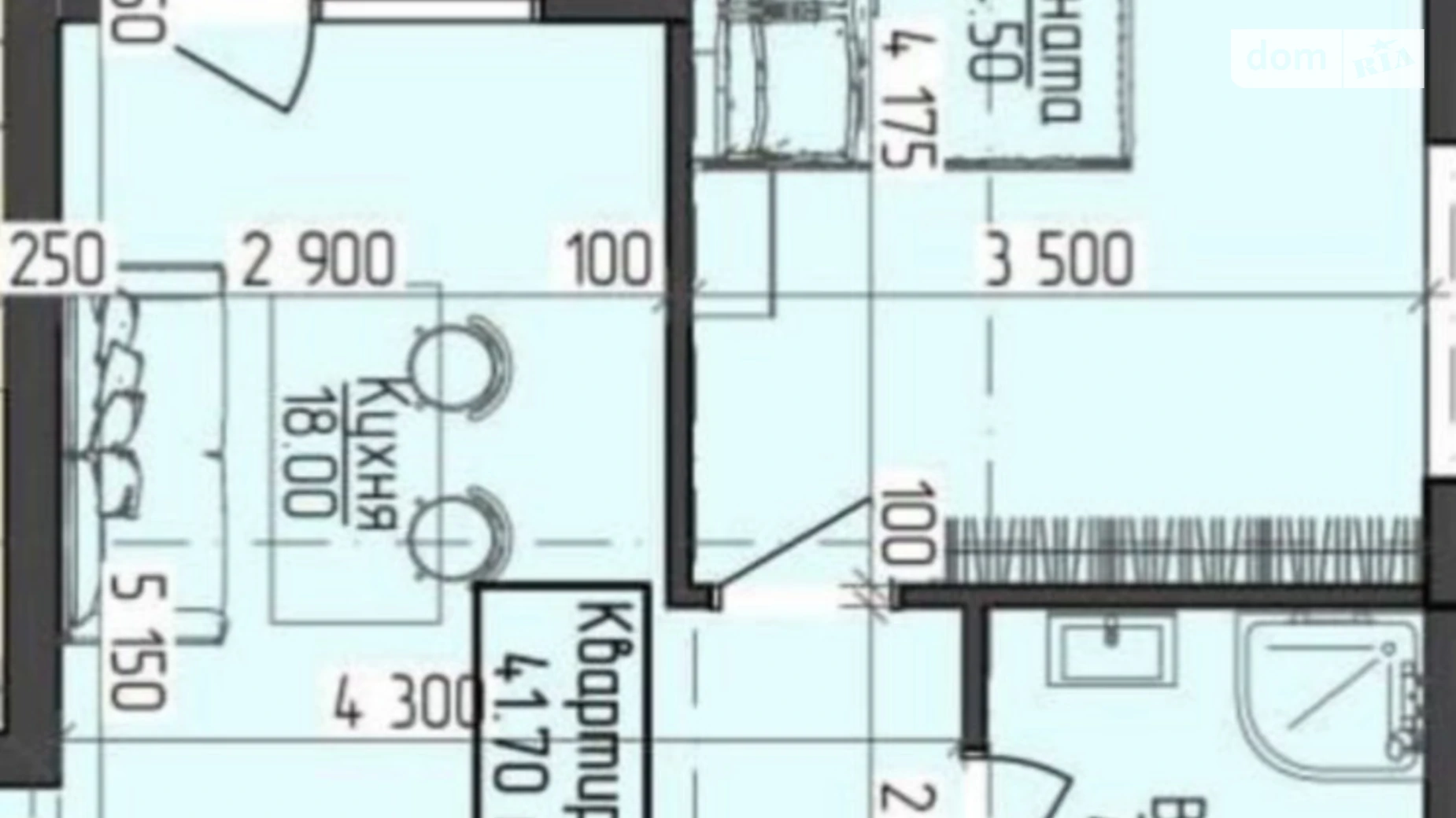 Продается 1-комнатная квартира 41.7 кв. м в Сторожнице, ул. Цветная, 4 - фото 3