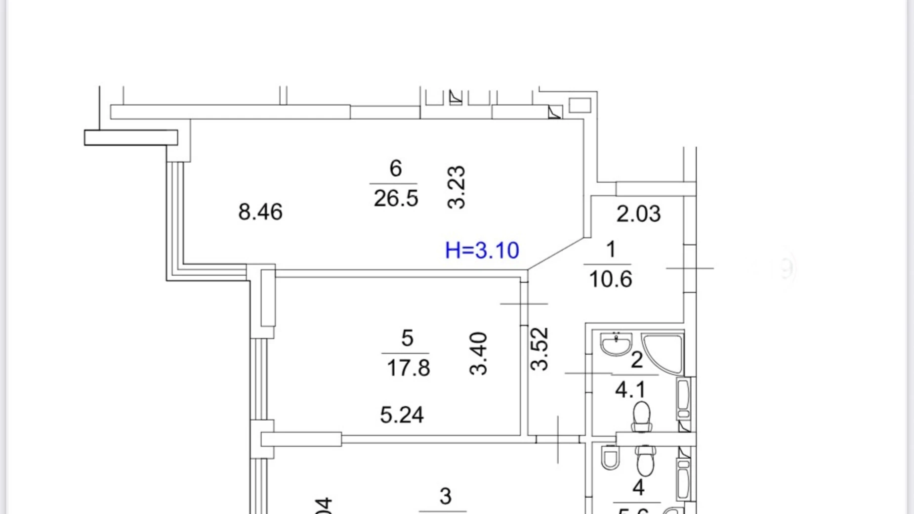 Продается 2-комнатная квартира 84.9 кв. м в Киеве, ул. Зверинецкая, 70А - фото 3