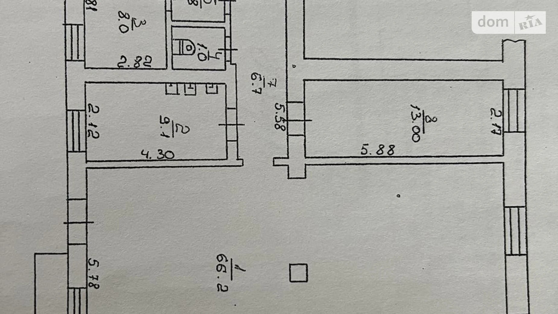 Сдается в аренду помещения свободного назначения 120 кв. м в 5-этажном здании, цена: 100 $ - фото 2