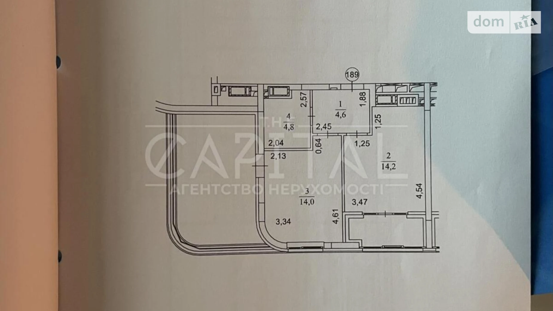 Продається 1-кімнатна квартира 46.8 кв. м у Києві, вул. Воскресенська, 2В - фото 3