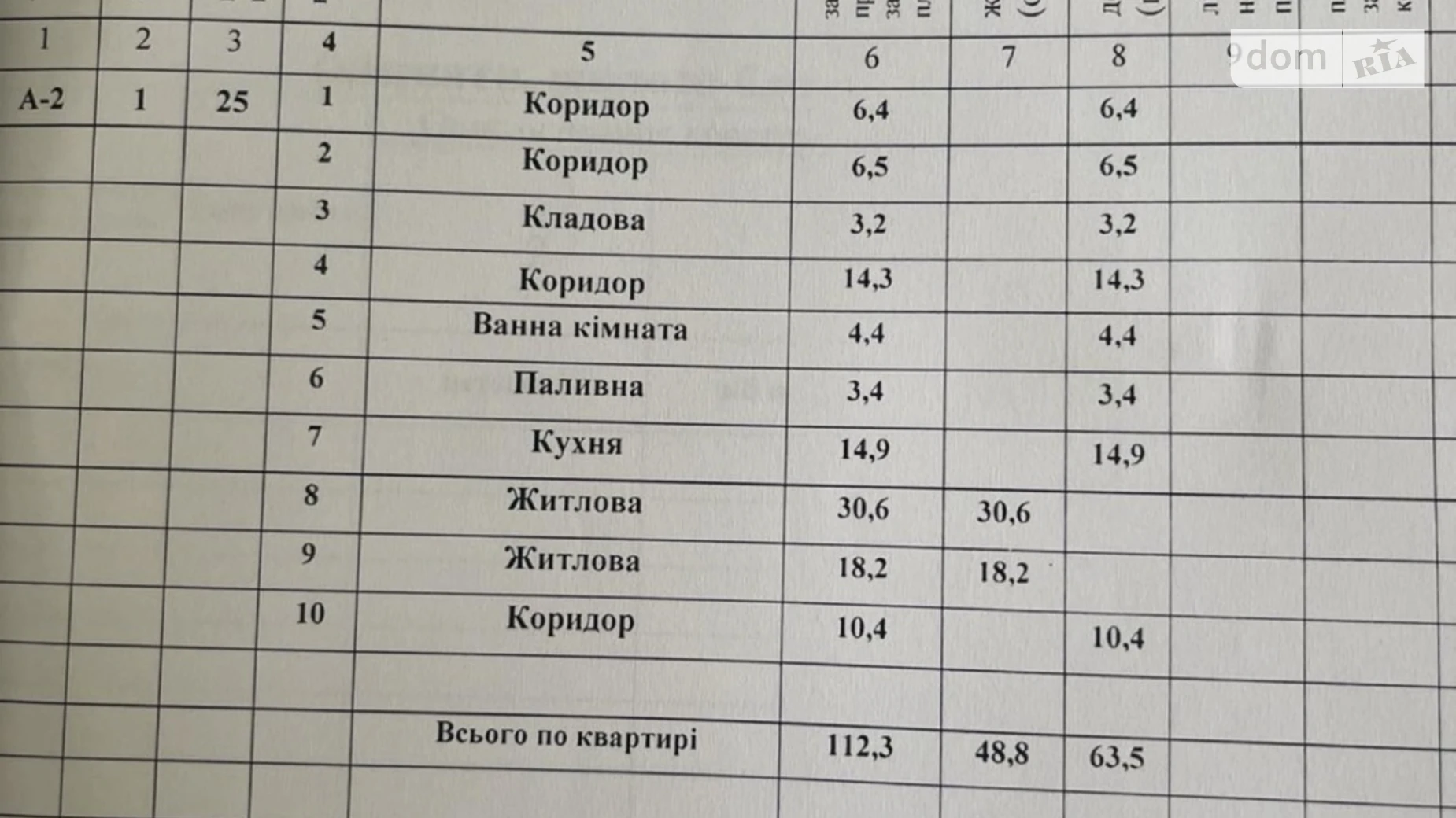 Продается 2-комнатная квартира 112.3 кв. м в, цена: 98000 $ - фото 2