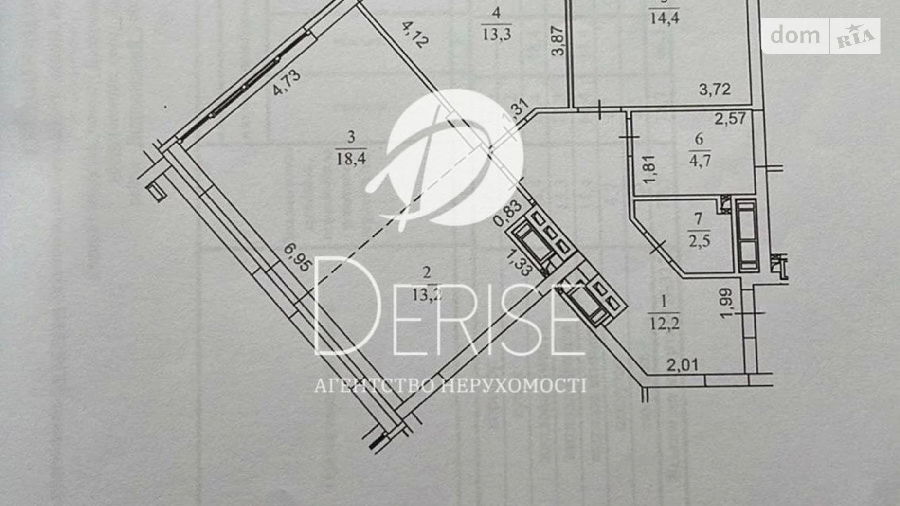 Продається 2-кімнатна квартира 80 кв. м у, цена: 110000 $ - фото 2