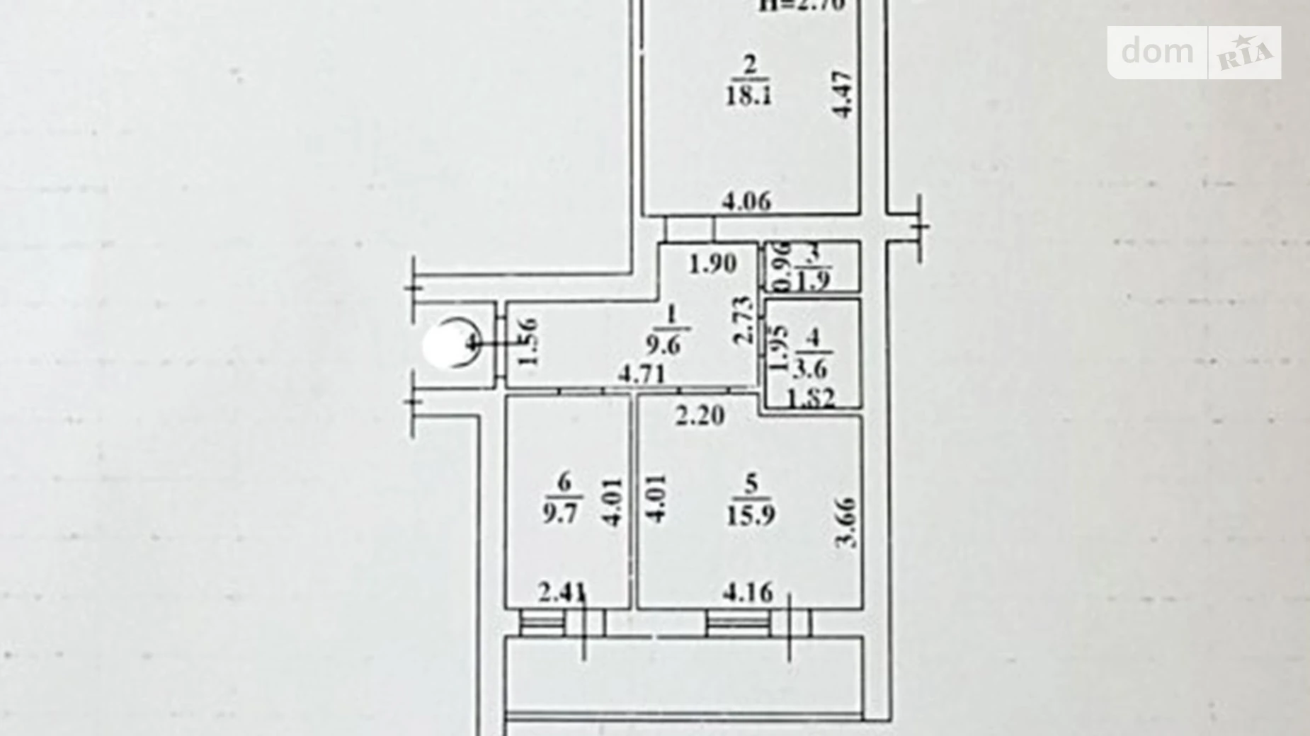 Продается 2-комнатная квартира 67.9 кв. м в Одессе, ул. Академика Сахарова, 16А - фото 4