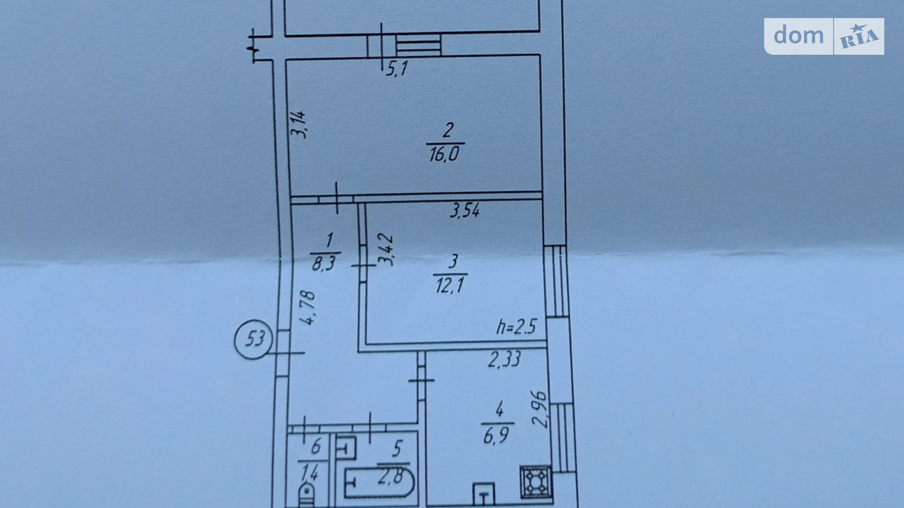 Продается 2-комнатная квартира 54.3 кв. м в Виннице, ул. Хлебная, 23 - фото 5