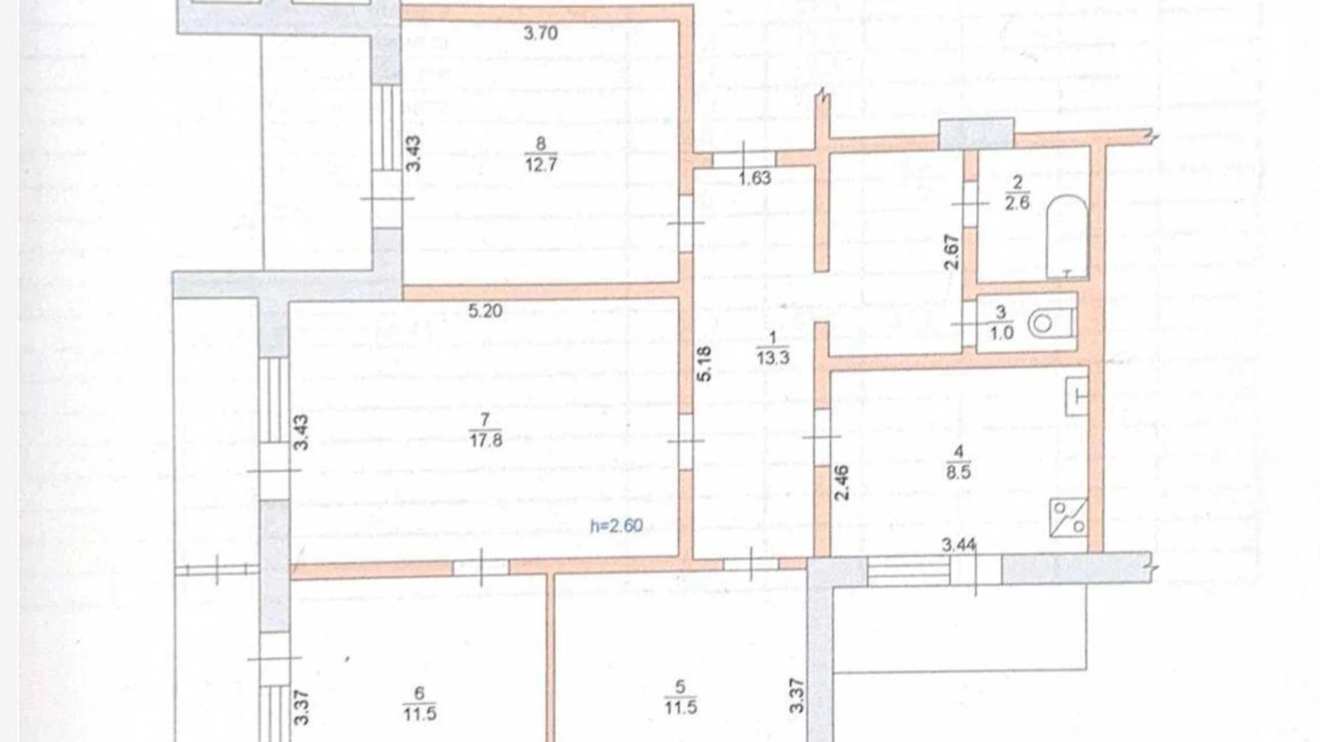 Продается 4-комнатная квартира 85.2 кв. м в Киеве, цена: 79000 $ - фото 4