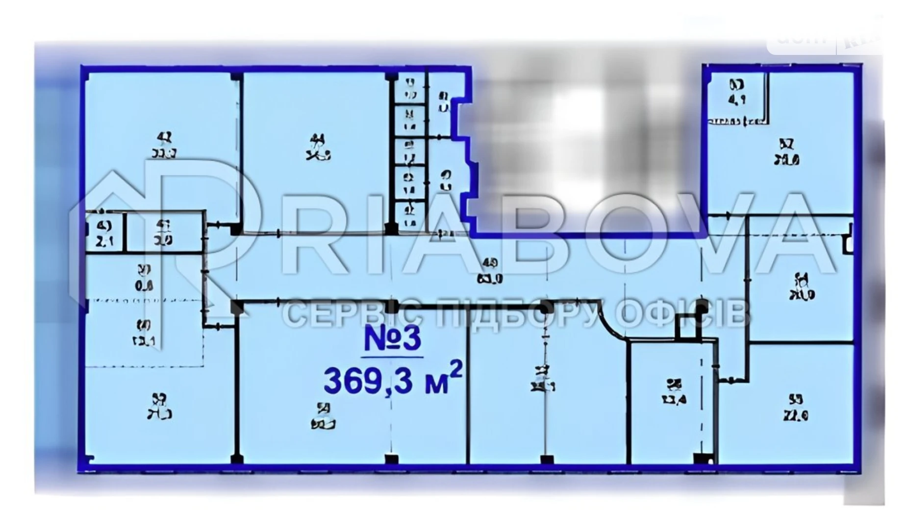 Сдается в аренду офис 369.3 кв. м в бизнес-центре, цена: 129255 грн - фото 2