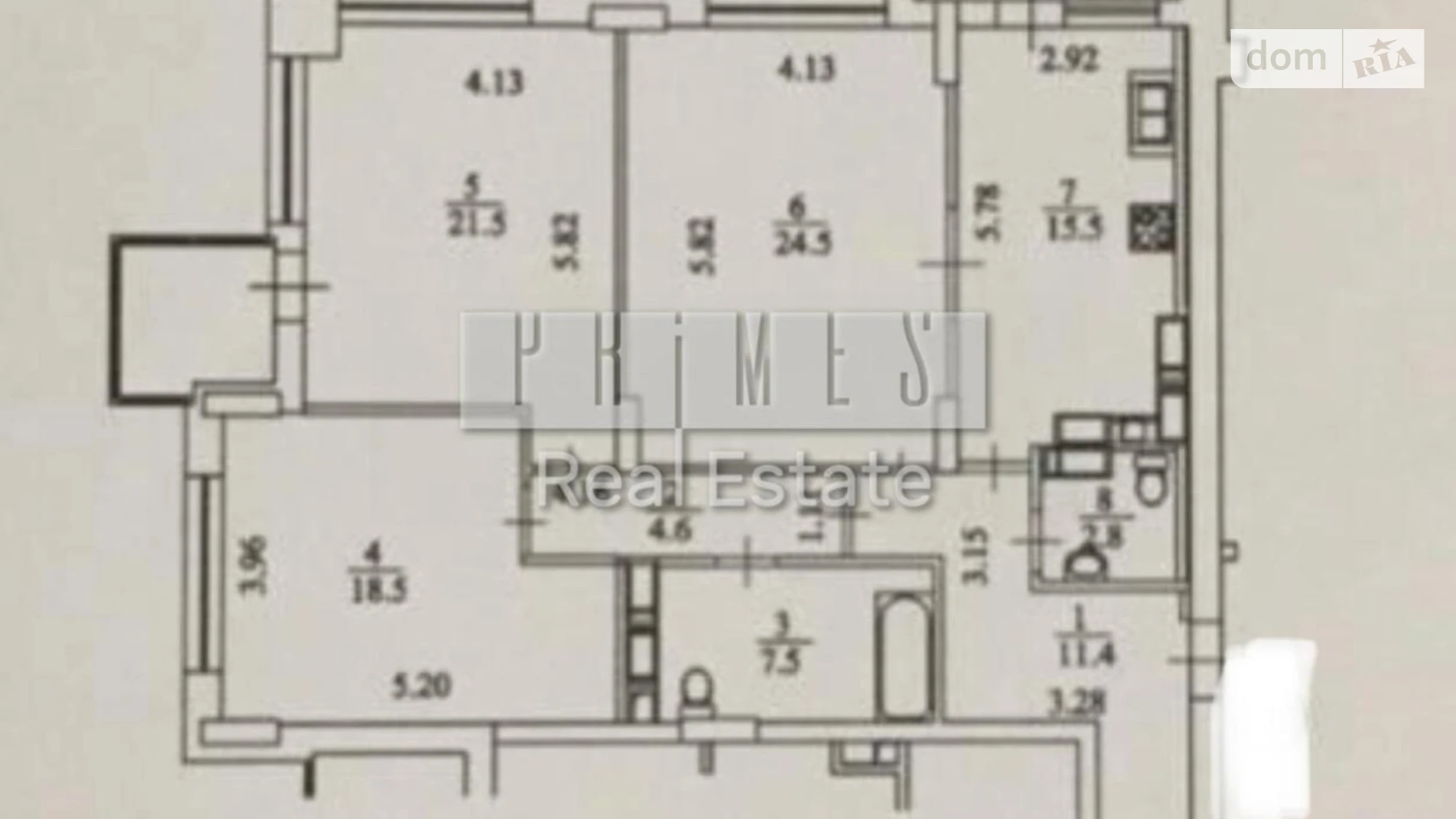 Продается 3-комнатная квартира 113.5 кв. м в Киеве, ул. Андрея Верхогляда(Драгомирова), 11 - фото 2