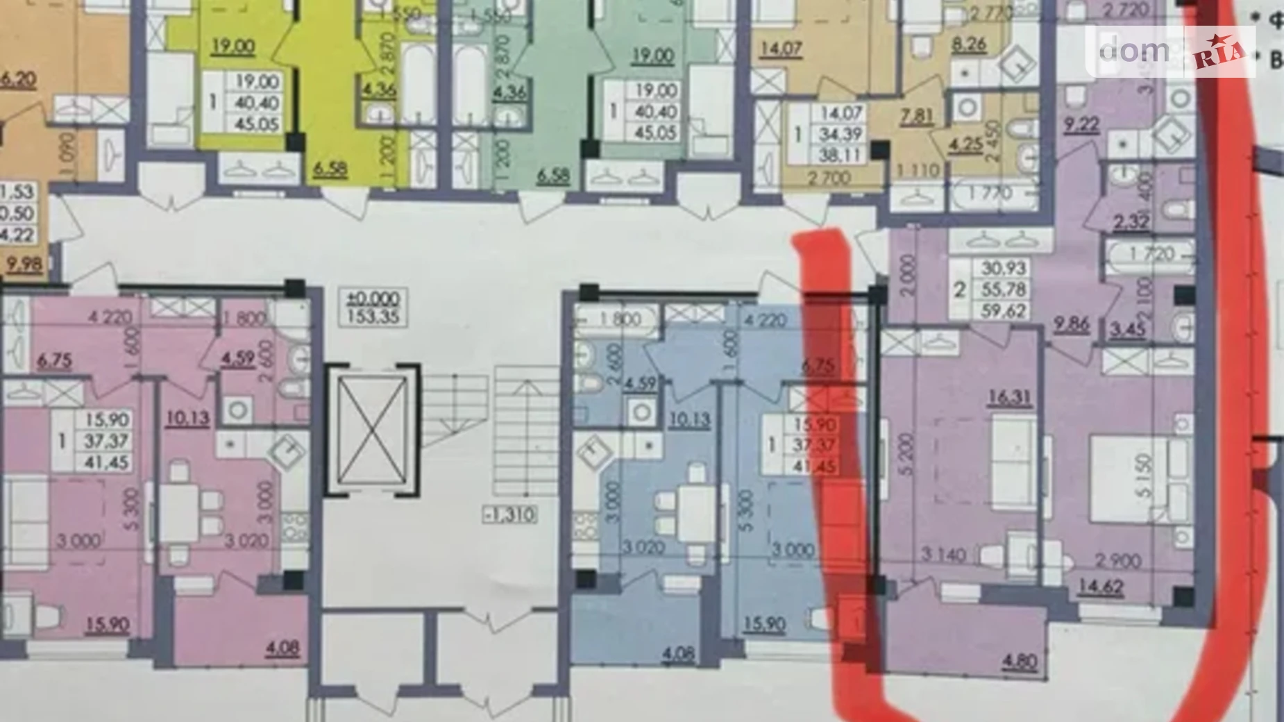 Продается 2-комнатная квартира 59.6 кв. м в Полтаве, ул. Башкирцевой Марии - фото 4