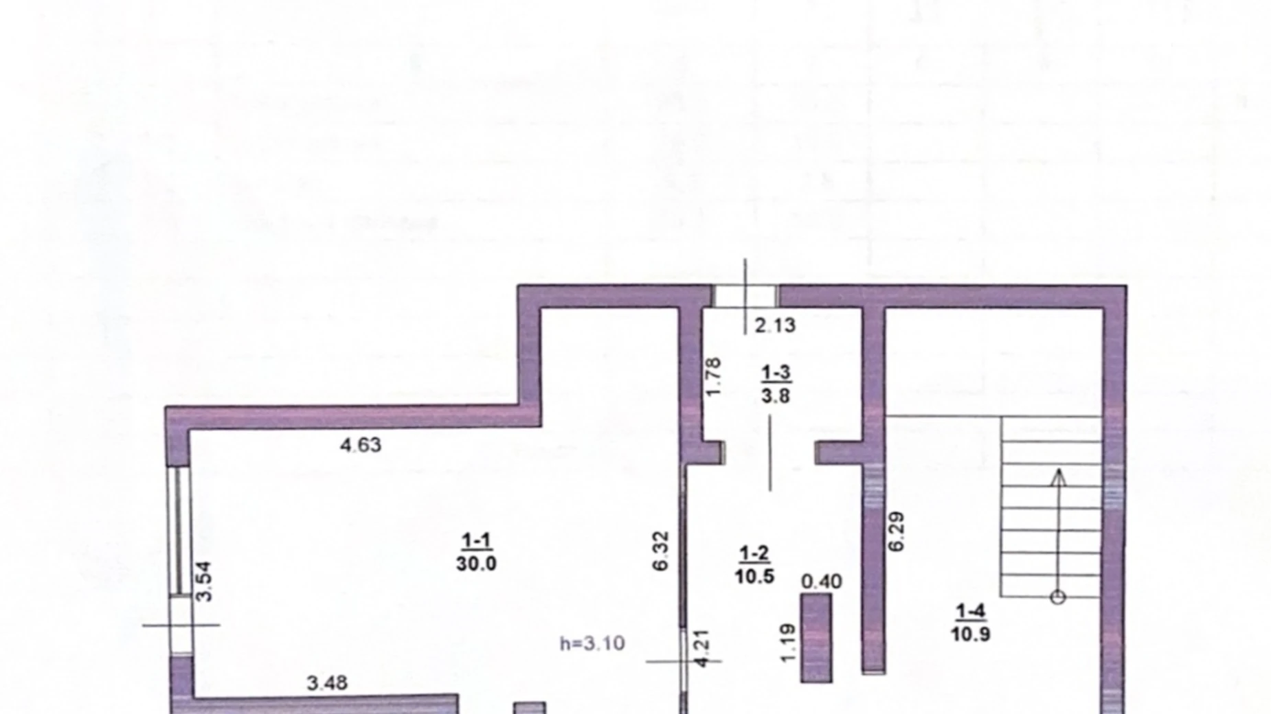 Продается помещения свободного назначения 55.8 кв. м в 3-этажном здании, цена: 55800 $ - фото 4