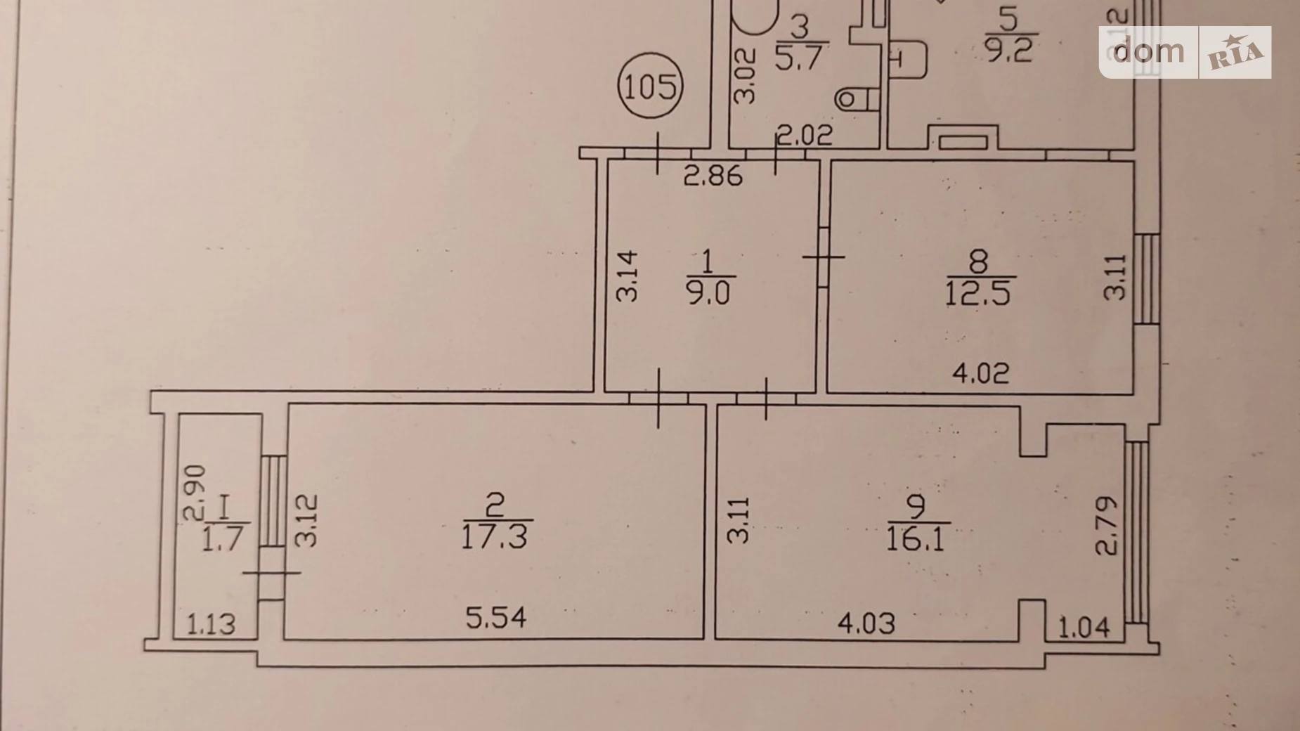 Продается 3-комнатная квартира 72 кв. м в Чернигове, ул. Пятницкая, 61 - фото 2