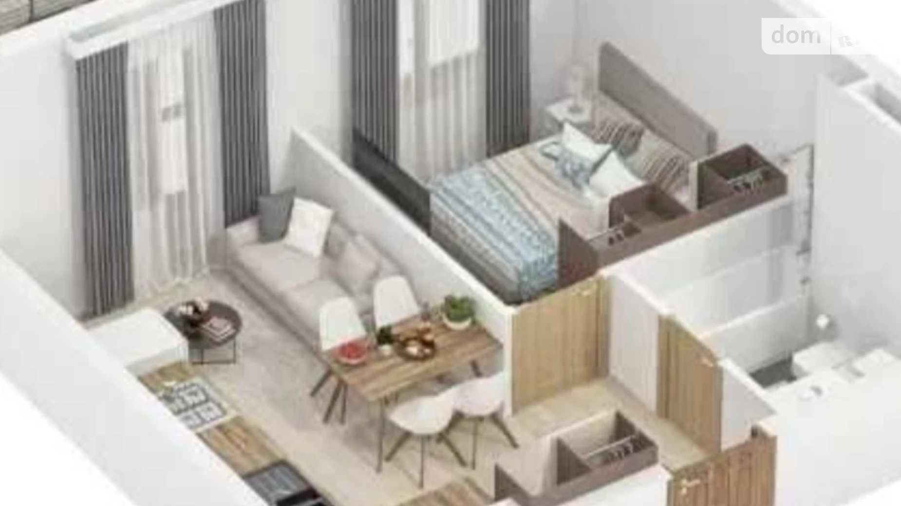 Продается 1-комнатная квартира 36 кв. м в Лиманке, ул. Академика Вильямса, 93/2 - фото 4