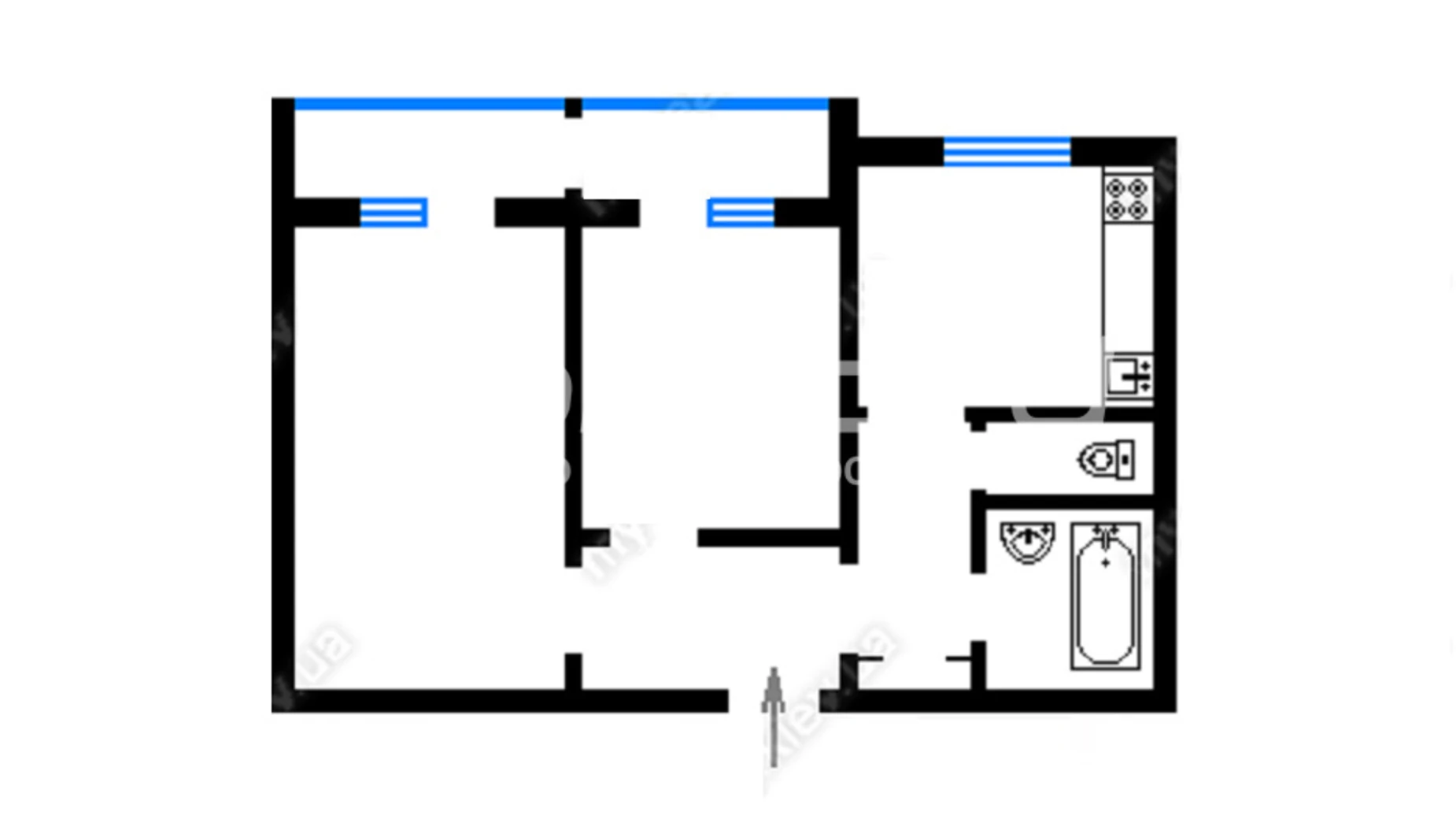 Продается 2-комнатная квартира 53.5 кв. м в Киеве, цена: 52000 $ - фото 2