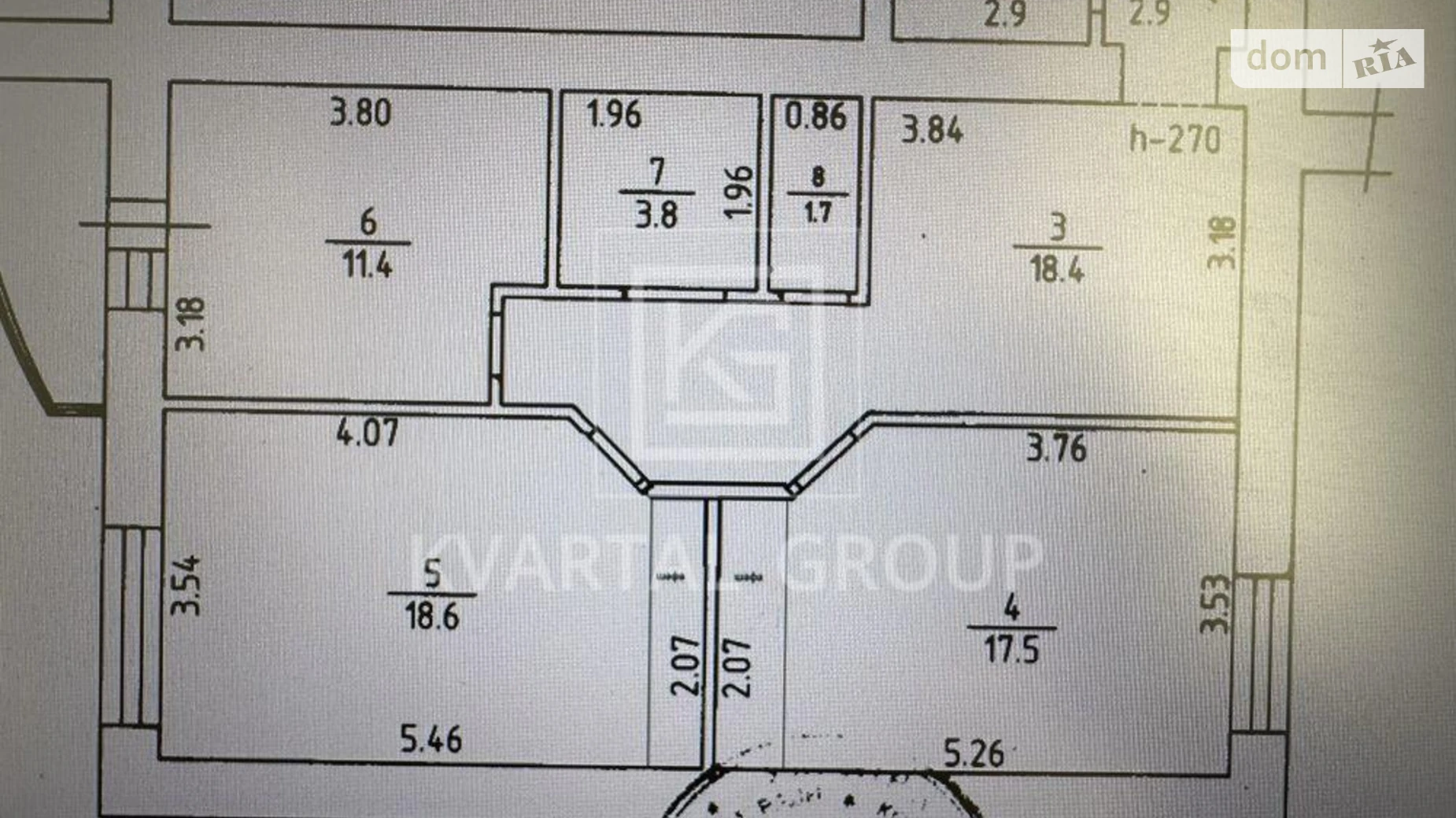 Продается 2-комнатная квартира 79.9 кв. м в Буче, цена: 89000 $ - фото 2