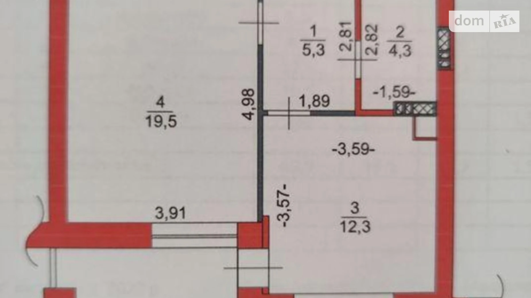 Продается 1-комнатная квартира 42.9 кв. м в Киеве, цена: 55000 $ - фото 3