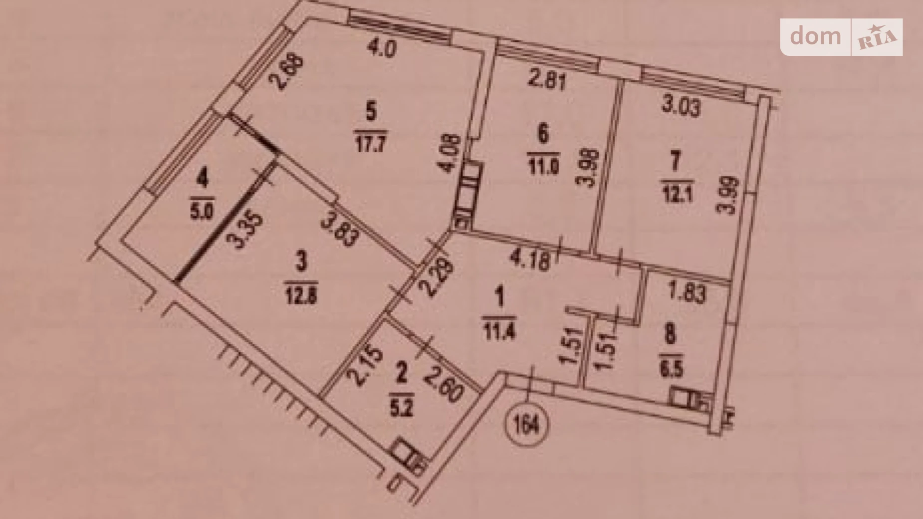 Продается 3-комнатная квартира 81.7 кв. м в Киеве, ул. Причальная, 14 - фото 3