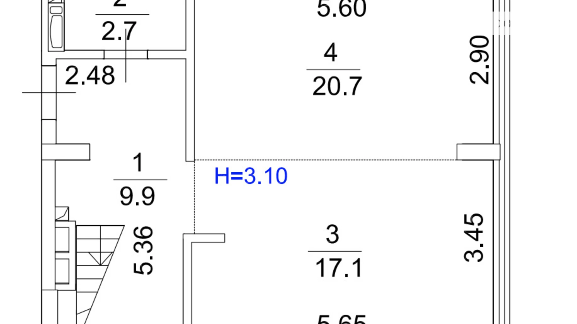 Продается 3-комнатная квартира 110.1 кв. м в Киеве, ул. Зверинецкая, 70А - фото 2