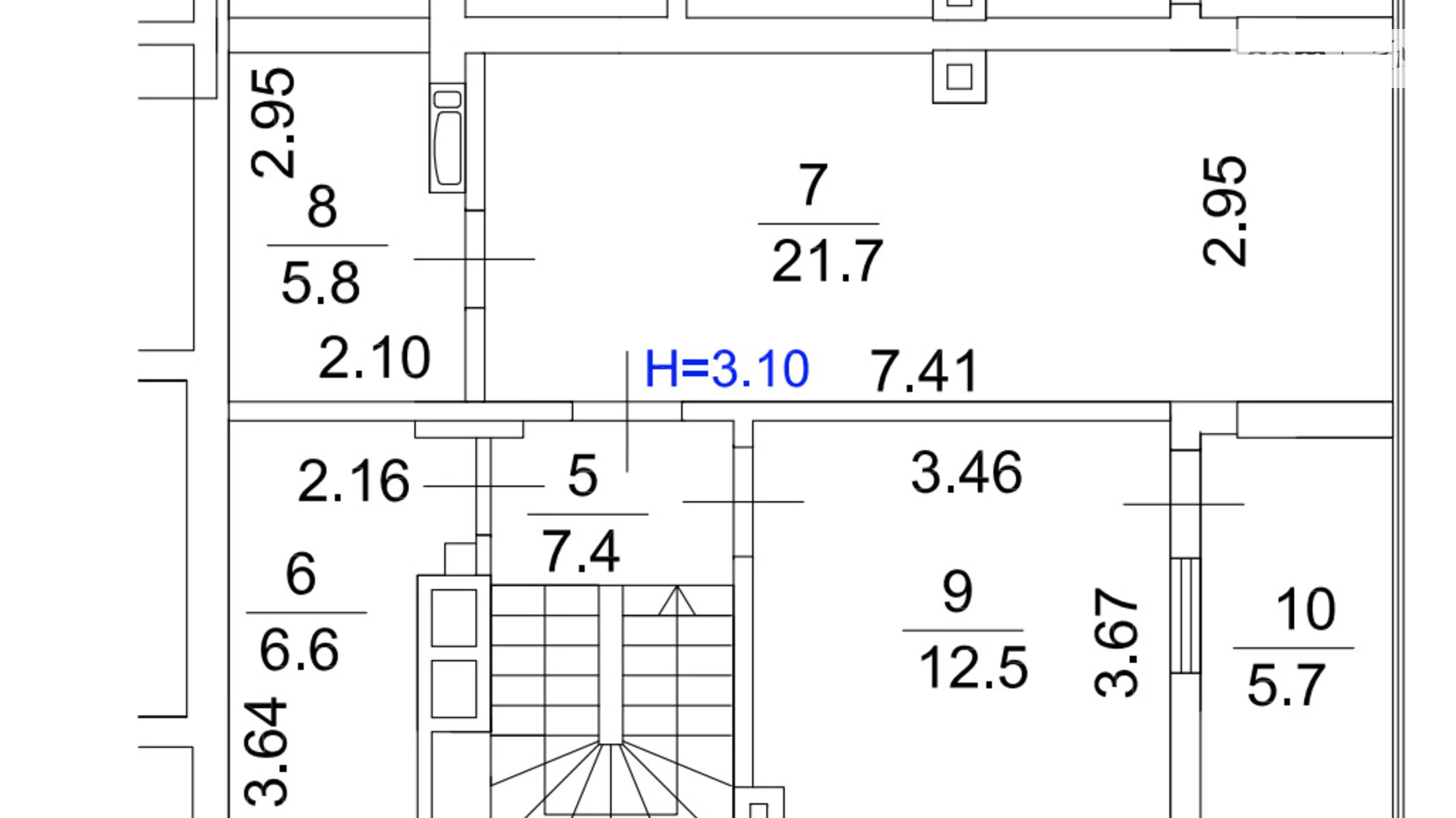 Продается 3-комнатная квартира 110.1 кв. м в Киеве, ул. Зверинецкая, 70А - фото 3