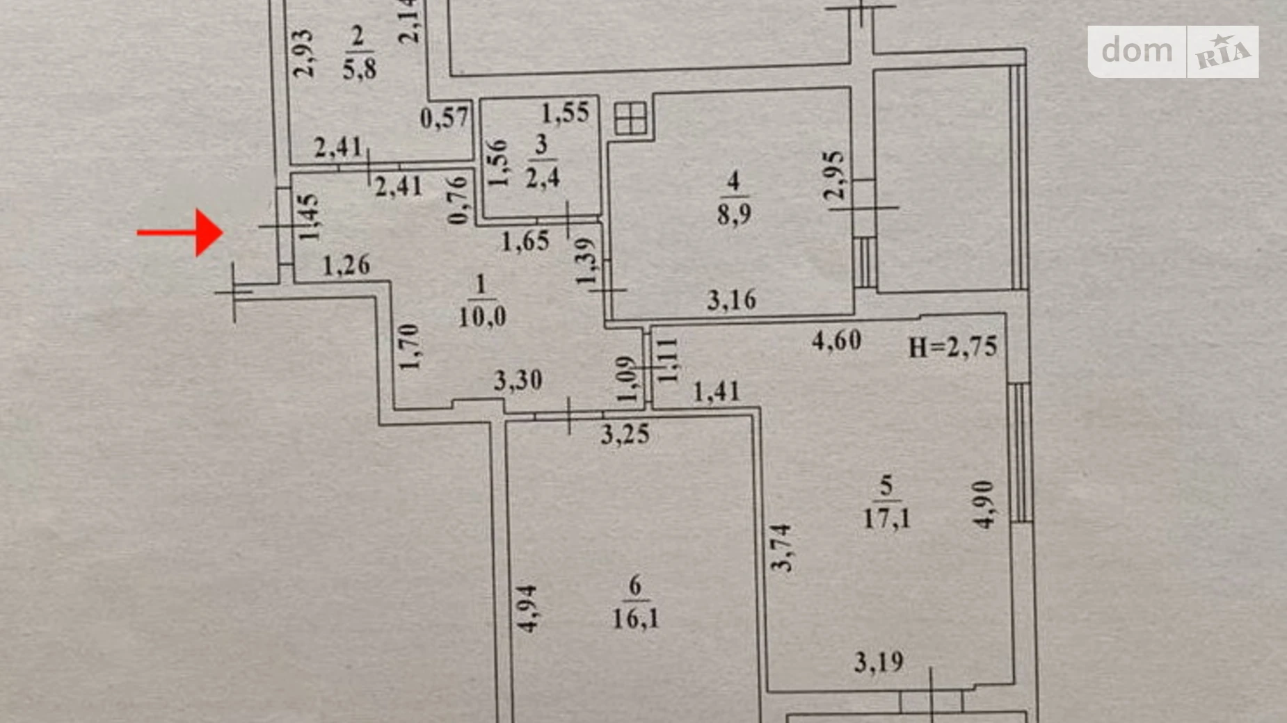 Продается 2-комнатная квартира 71 кв. м в Лиманке, мас. Радужный, 22 - фото 4