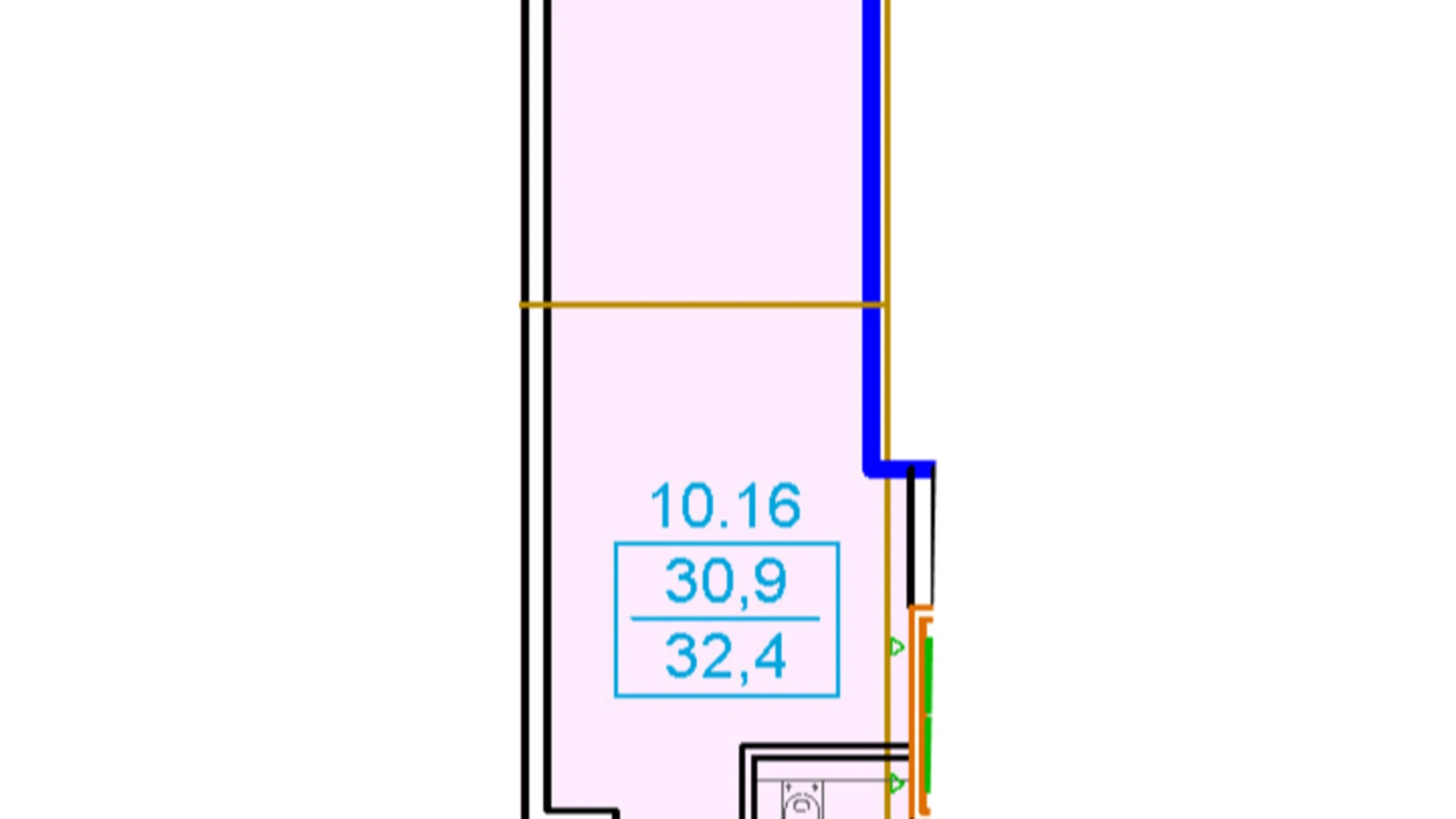 Продается 1-комнатная квартира 32.4 кв. м в Одессе, ул. Генуэзская, 1Ж - фото 2