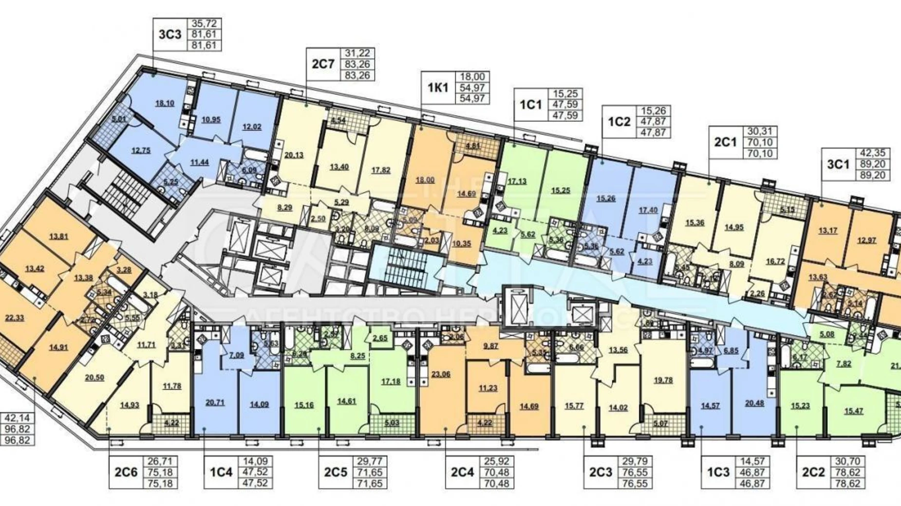 Продается 1-комнатная квартира 55.7 кв. м в Киеве, ул. Причальная, 14 - фото 5