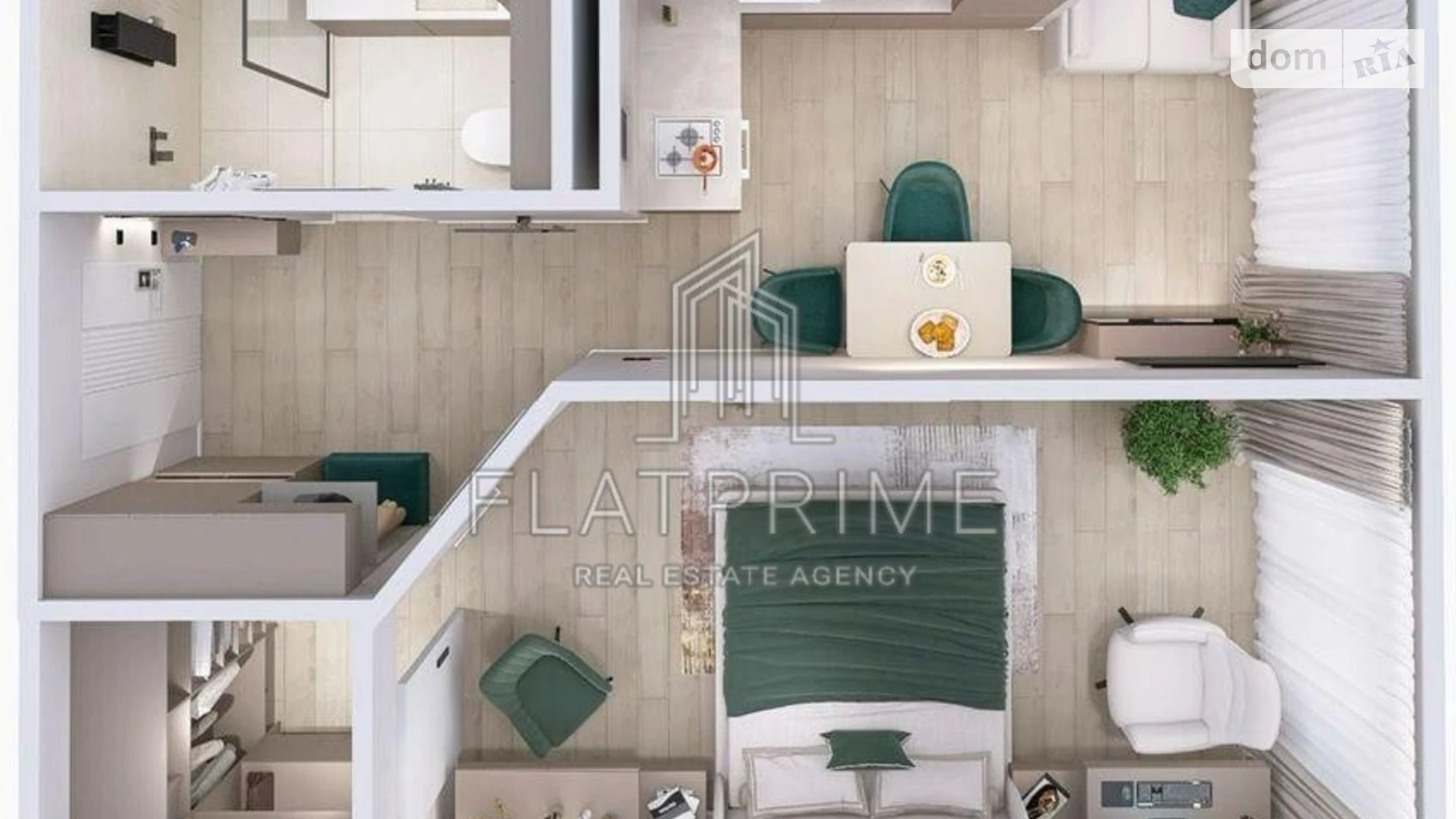 Продається 1-кімнатна квартира 40.85 кв. м у Києві, вул. Милославська - фото 4