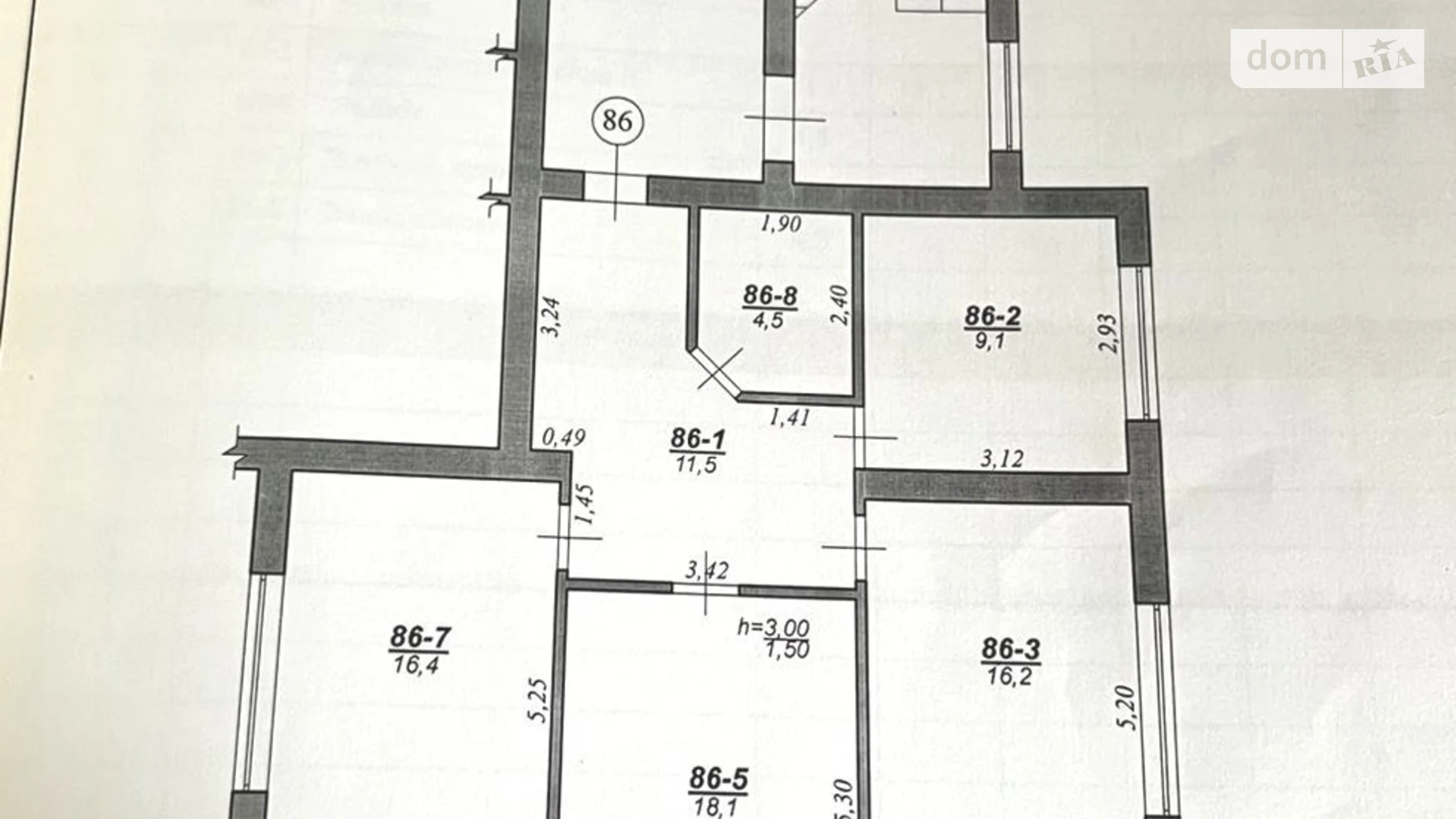 Продается 3-комнатная квартира 75 кв. м в, цена: 71000 $ - фото 3