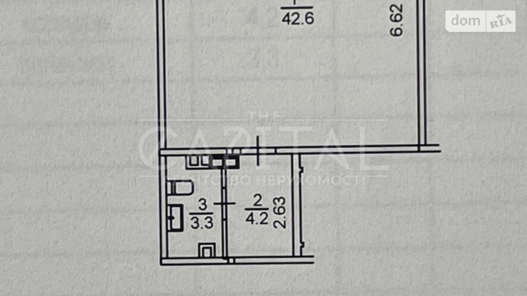 Продается помещения свободного назначения 50.1 кв. м в 21-этажном здании, цена: 160000 $ - фото 5