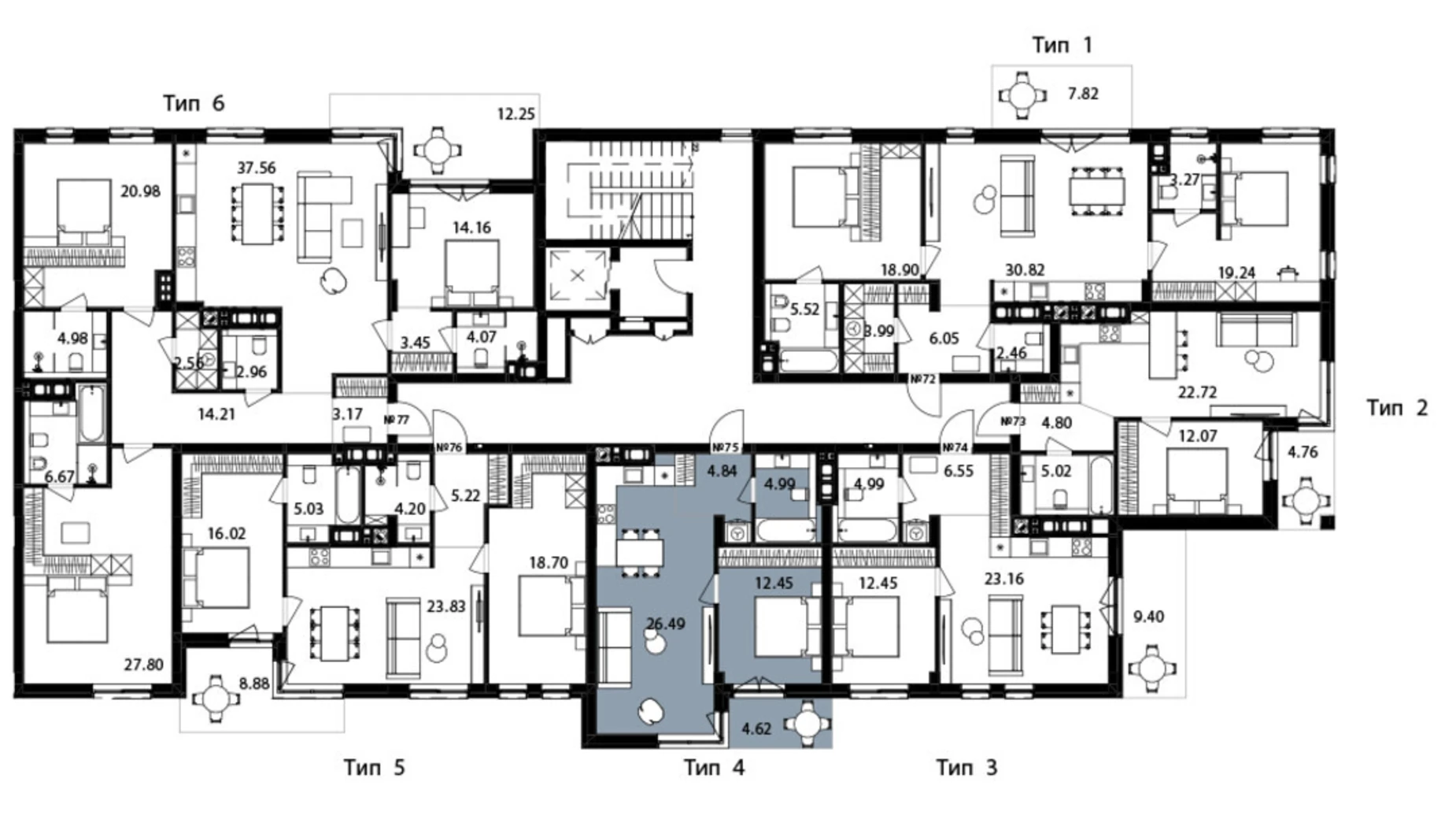 Продается 1-комнатная квартира 51.08 кв. м в Львове, ул. Пасечная, 154 - фото 2