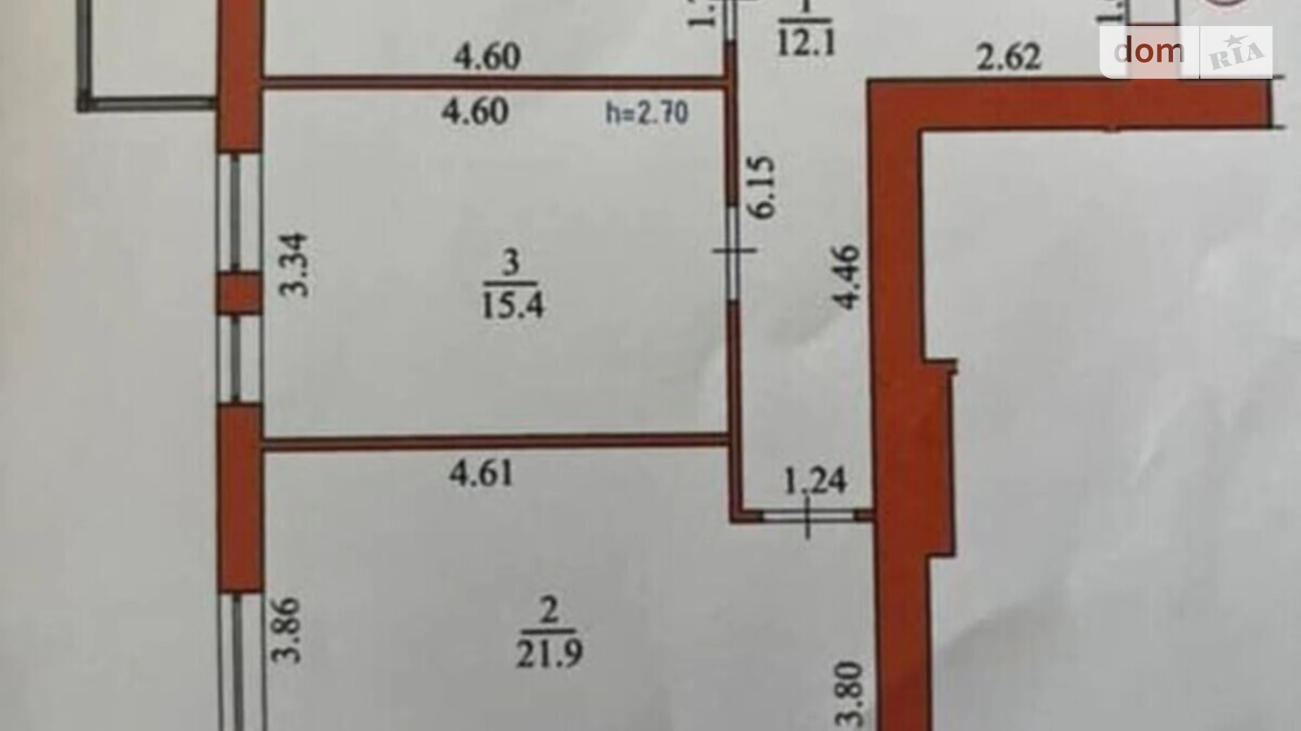 2-комнатная квартира 77.5 кв. м в Луцке, ул. Привокзальная - фото 4