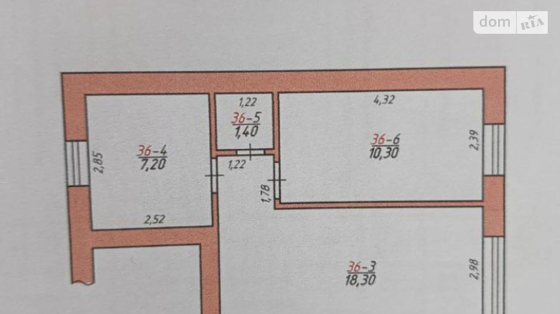 Продается 4-комнатная квартира 63.3 кв. м в Черновцах, цена: 68000 $ - фото 5