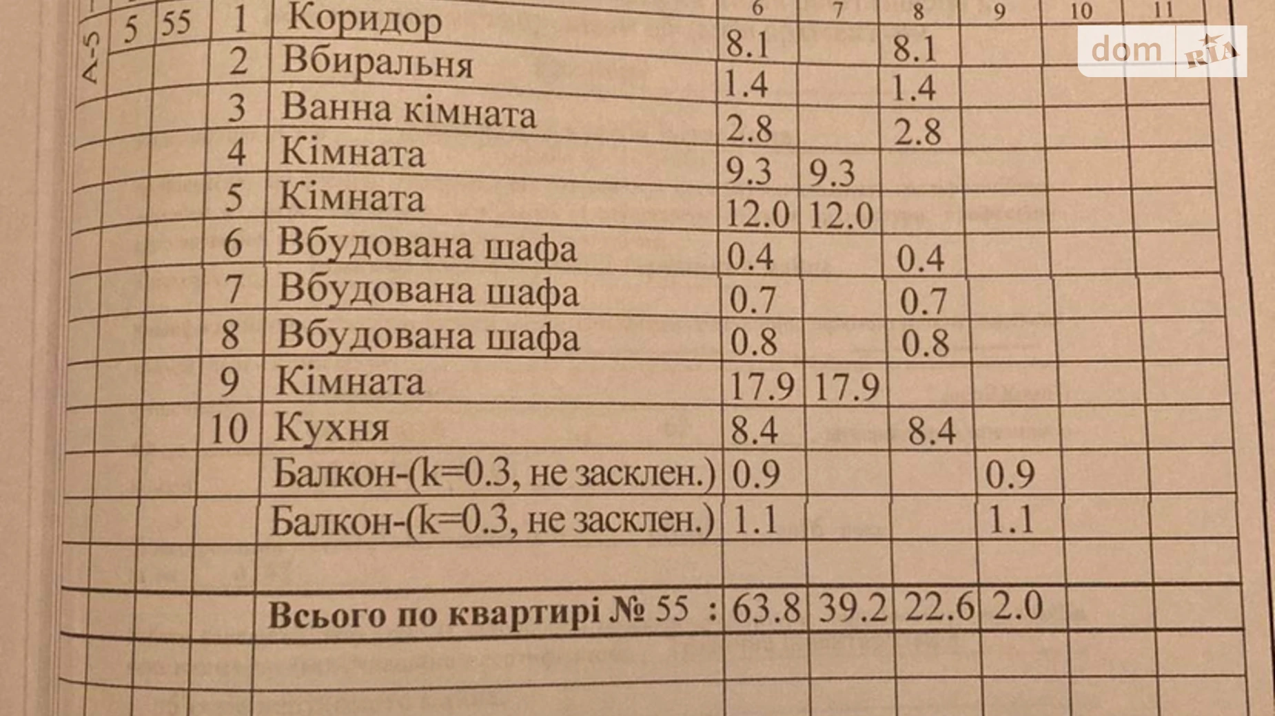 Продается 3-комнатная квартира 63.8 кв. м в Киеве, ул. Полесская, 1 - фото 4