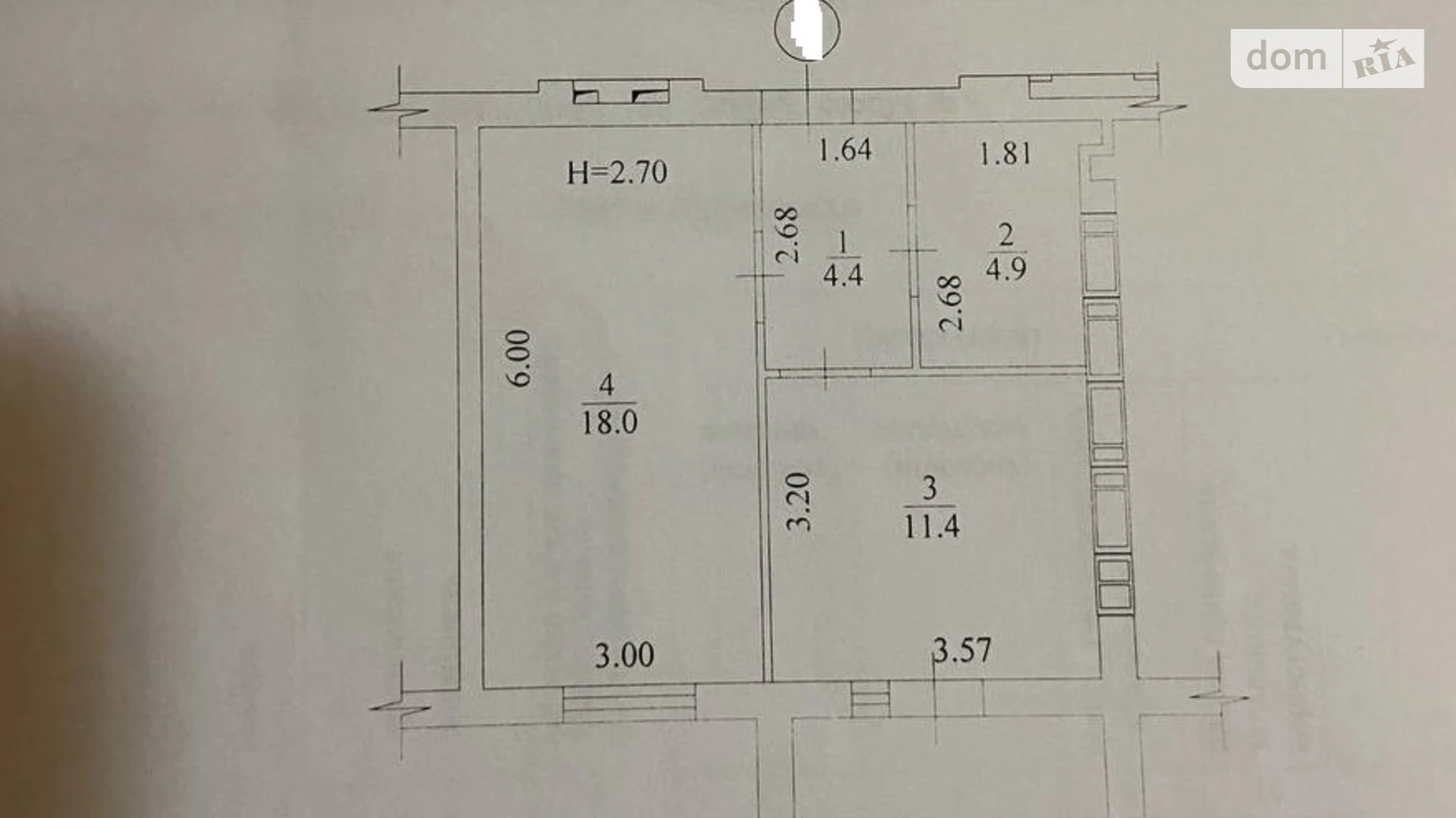 Продається 1-кімнатна квартира 41.2 кв. м у Харкові, вул. Полтавський Шлях, 184А корпус 10 - фото 2