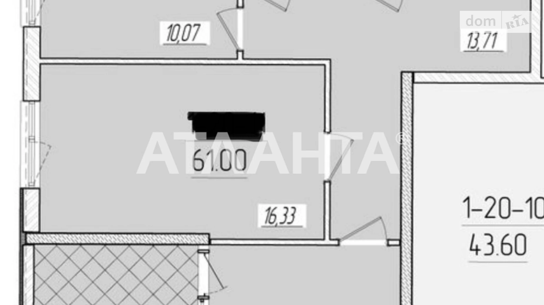 Продается 2-комнатная квартира 61 кв. м в Одессе, ул. Краснова - фото 2