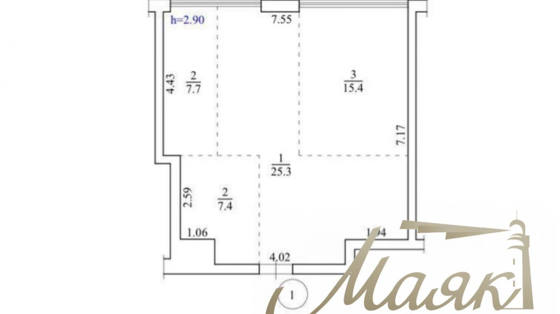 Продается 2-комнатная квартира 56 кв. м в Киеве, ул. Саперное Поле, 5А - фото 3