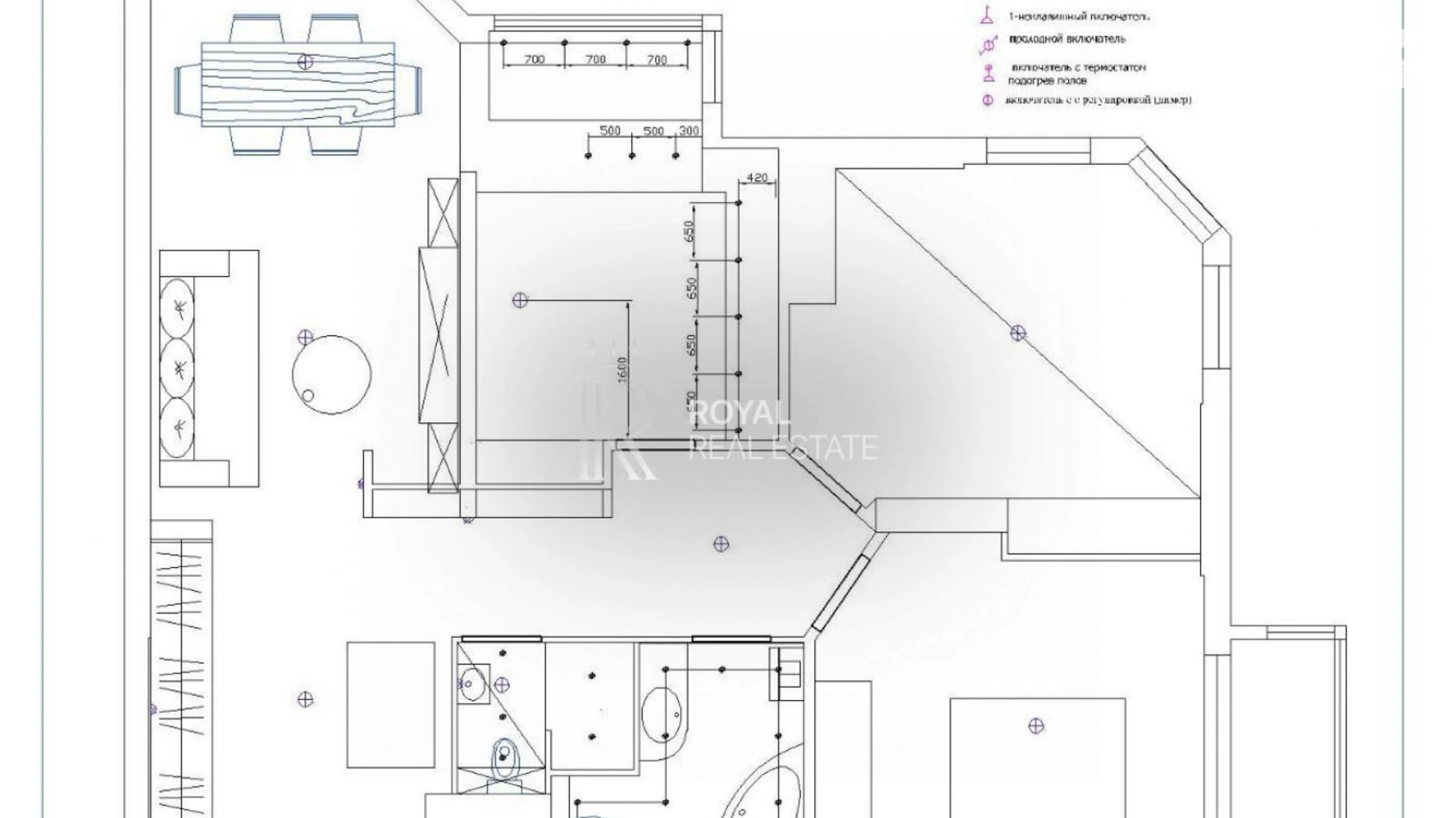 Здається в оренду 3-кімнатна квартира 109 кв. м у Києві, вул. Мокра(Кудряшова), 20Г - фото 5