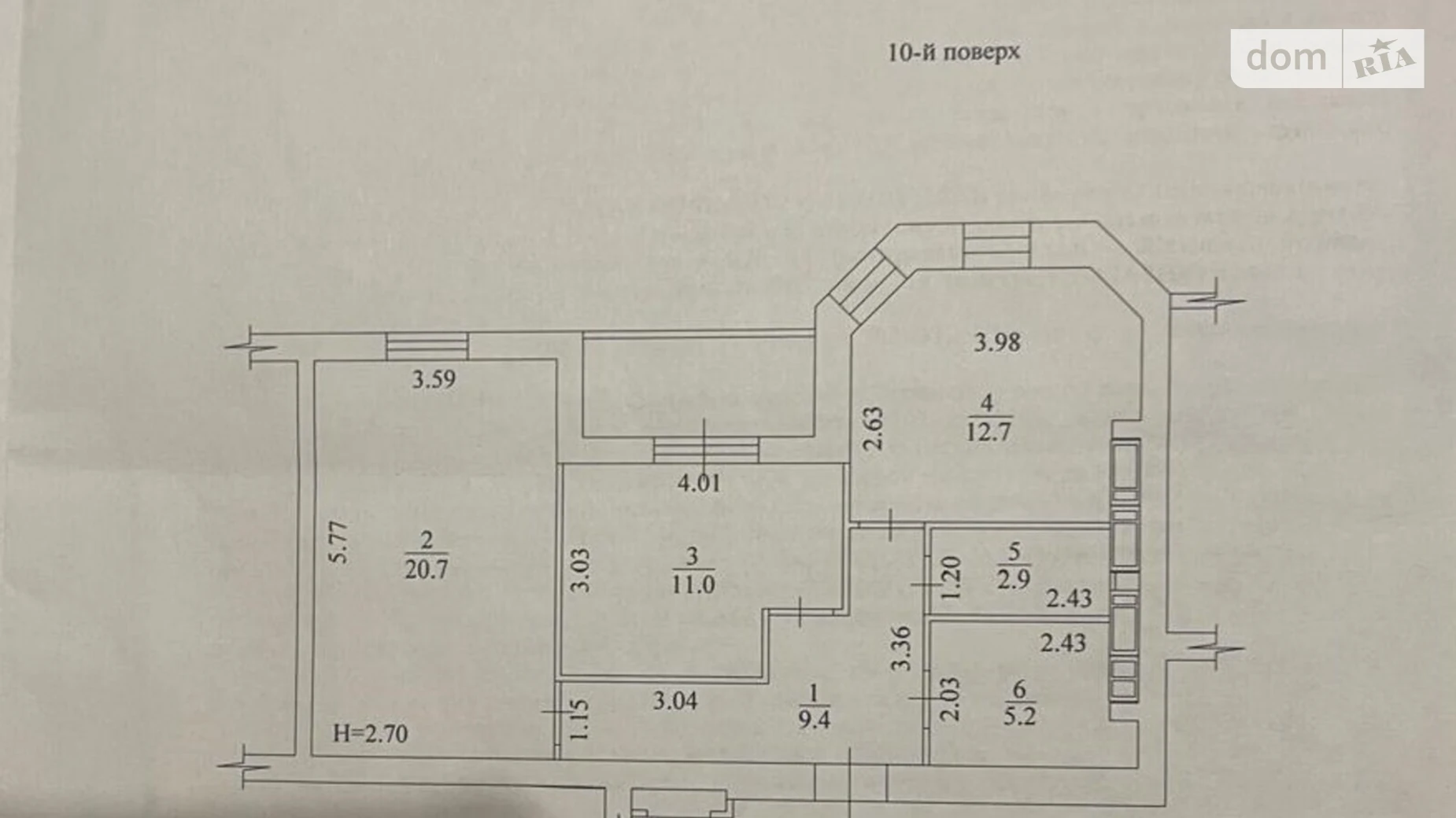 Продається 2-кімнатна квартира 67 кв. м у Харкові, вул. Професорська, 14 - фото 2