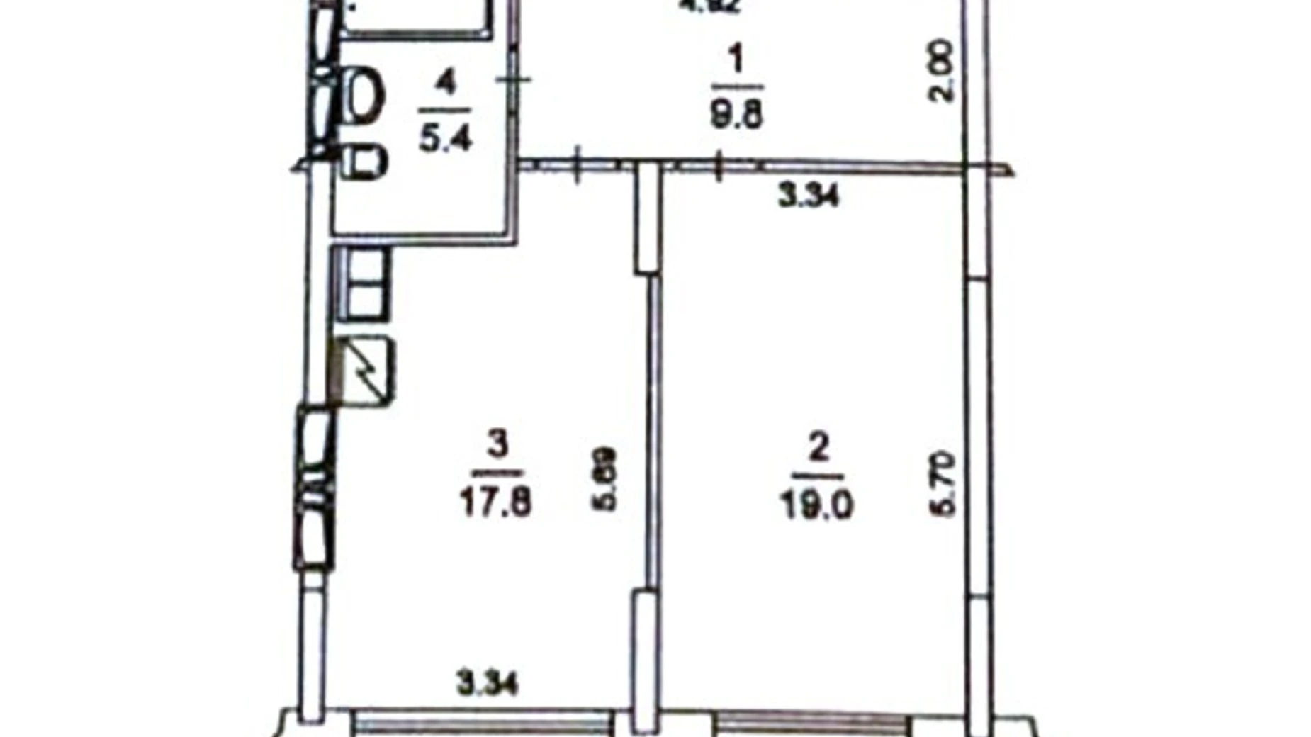 Продается 1-комнатная квартира 52 кв. м в Киеве, ул. Михаила Максимовича, 32А - фото 2