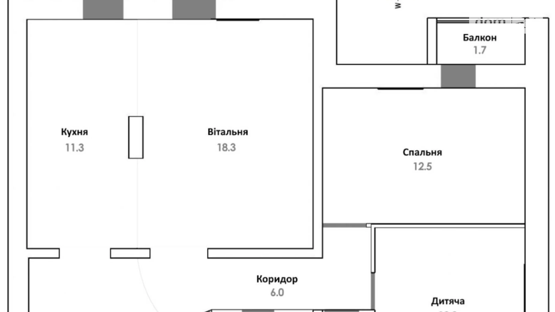 Продается 3-комнатная квартира 80 кв. м в Киеве, просп. Владимира Ивасюка, 16Б - фото 3