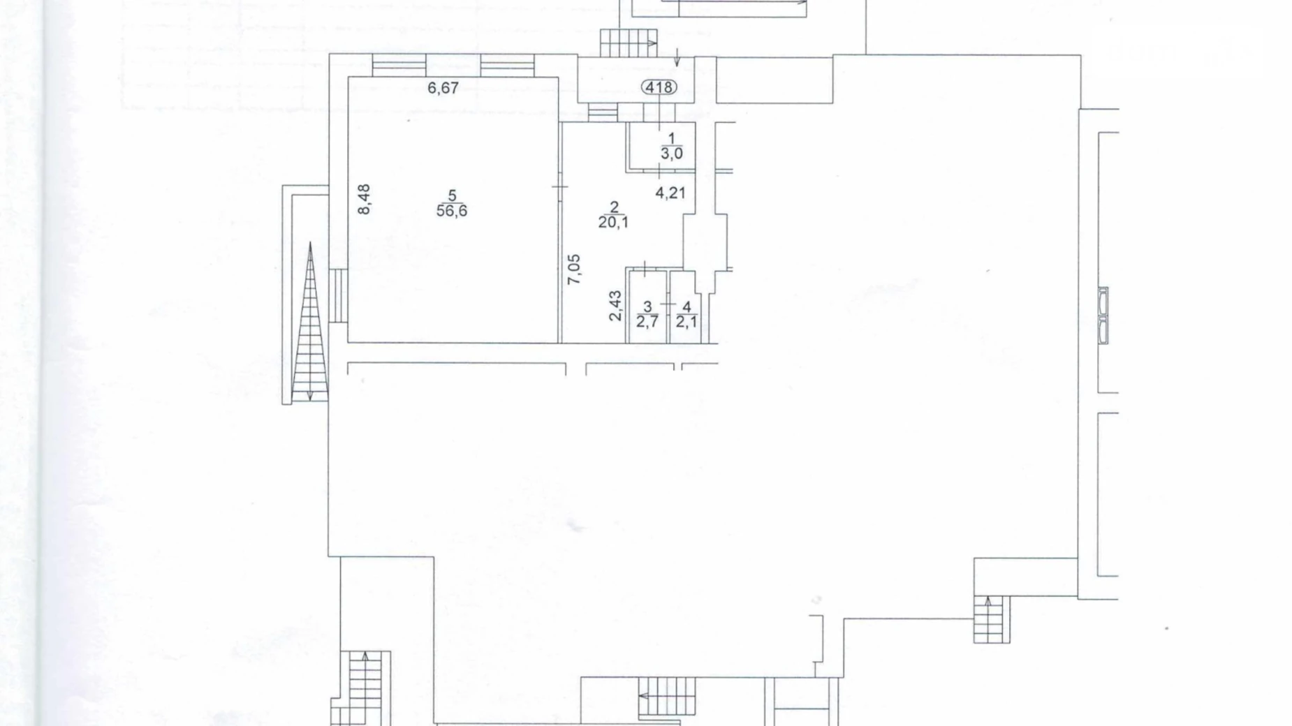 Продается помещения свободного назначения 84.5 кв. м в 9-этажном здании, цена: 126750 $ - фото 2